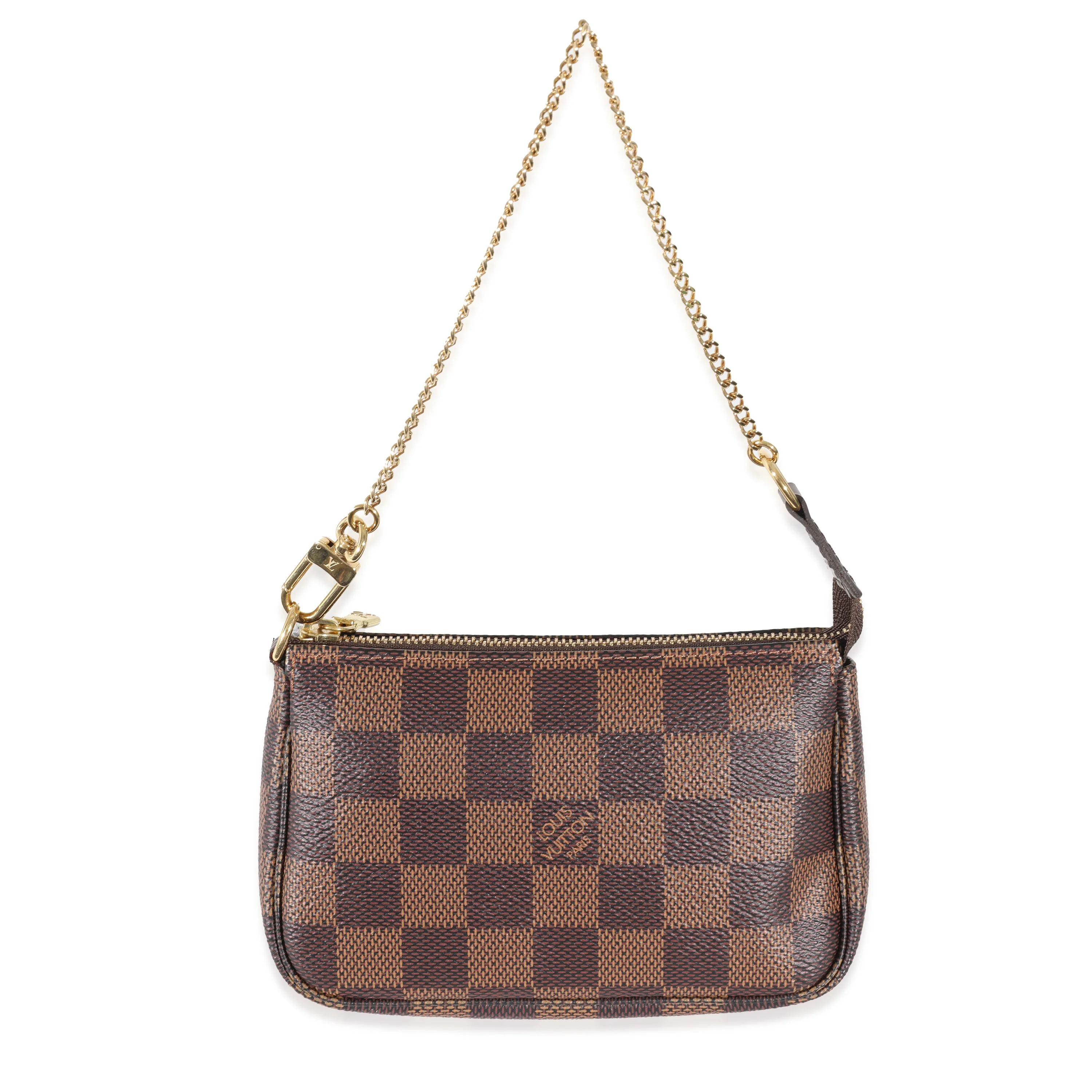 Louis Vuitton Canvas Damier Ebene Mini Pochette - Image 3