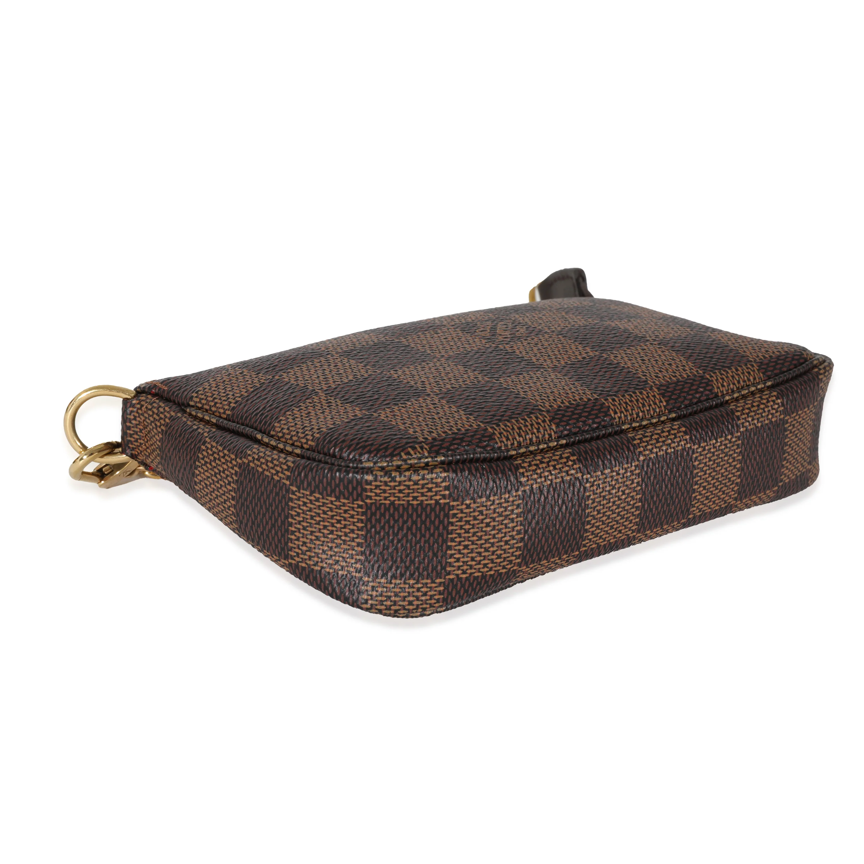 Louis Vuitton Canvas Damier Ebene Mini Pochette - Image 5