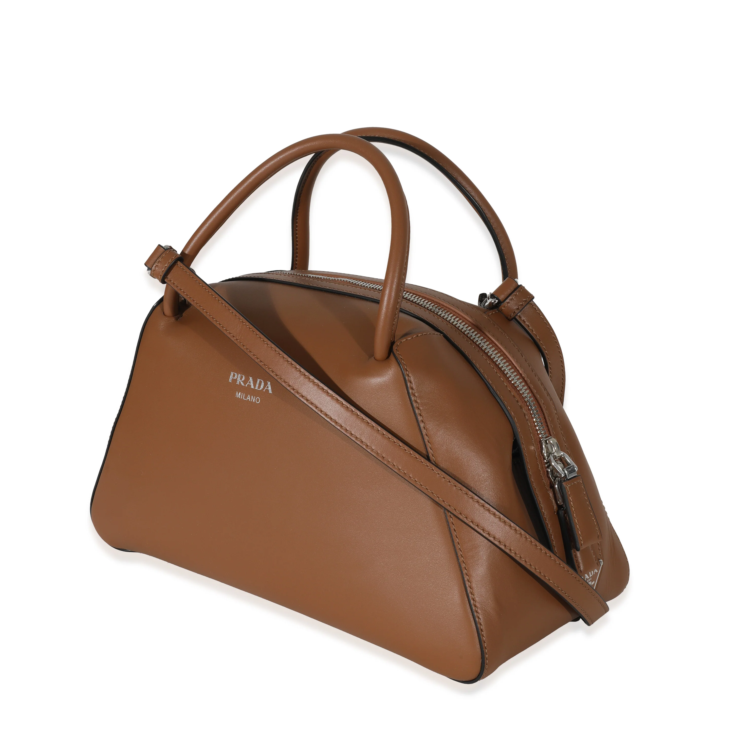Prada Cognac Leather Medium Supernova Bag - Image 3