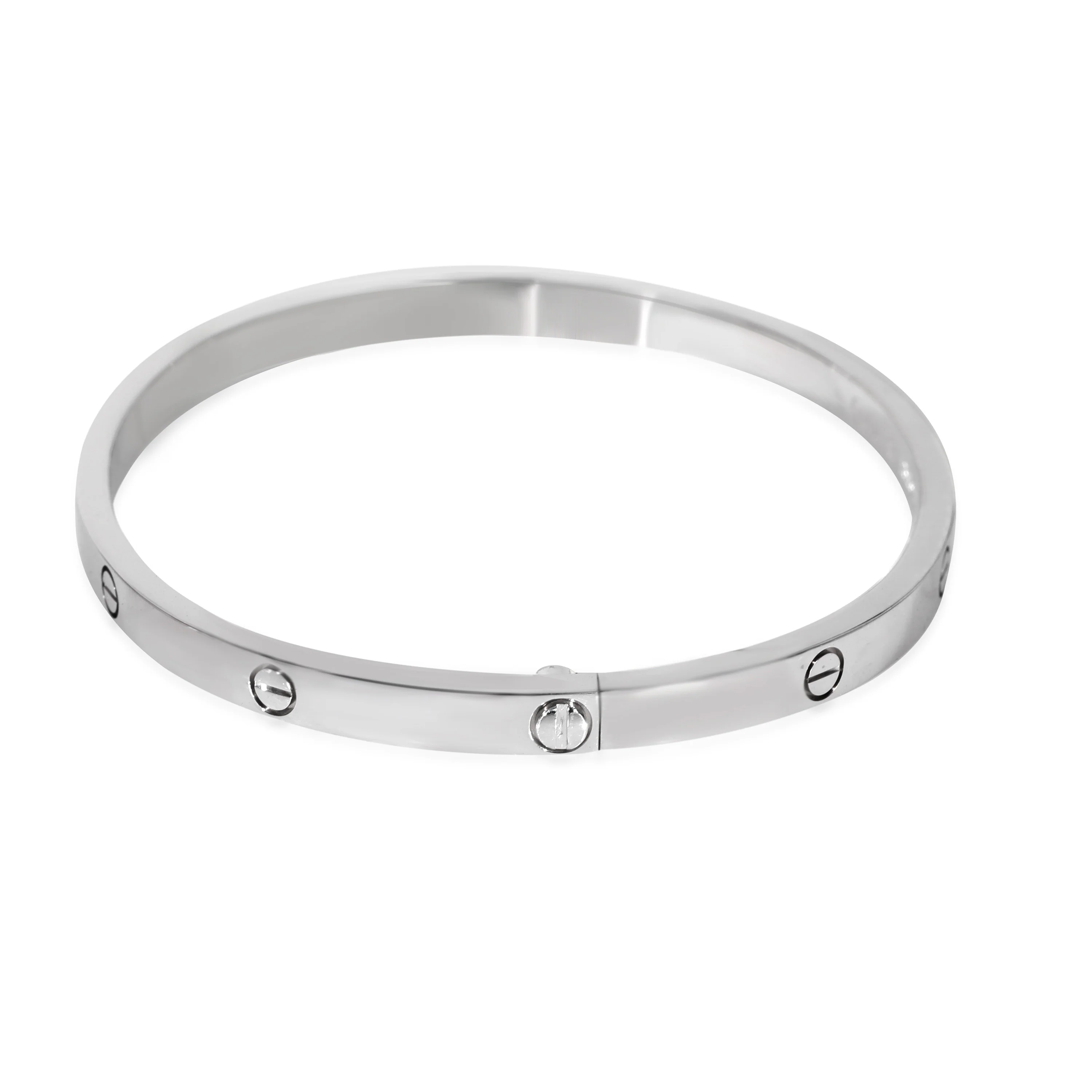Cartier Love Bracelet, Small Model (White Gold) - Image 2