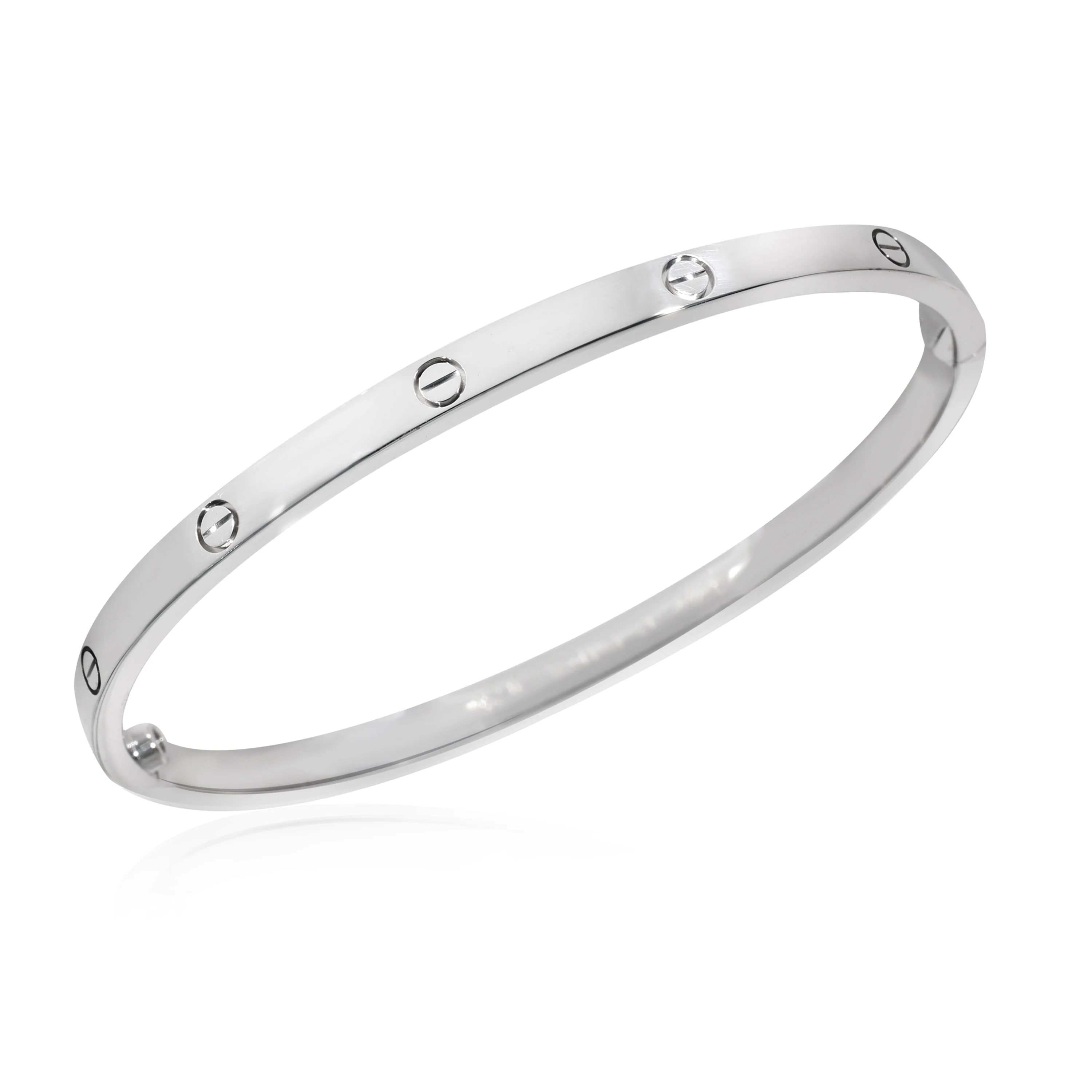 Cartier Love Bracelet, Small Model (White Gold) - Image 3