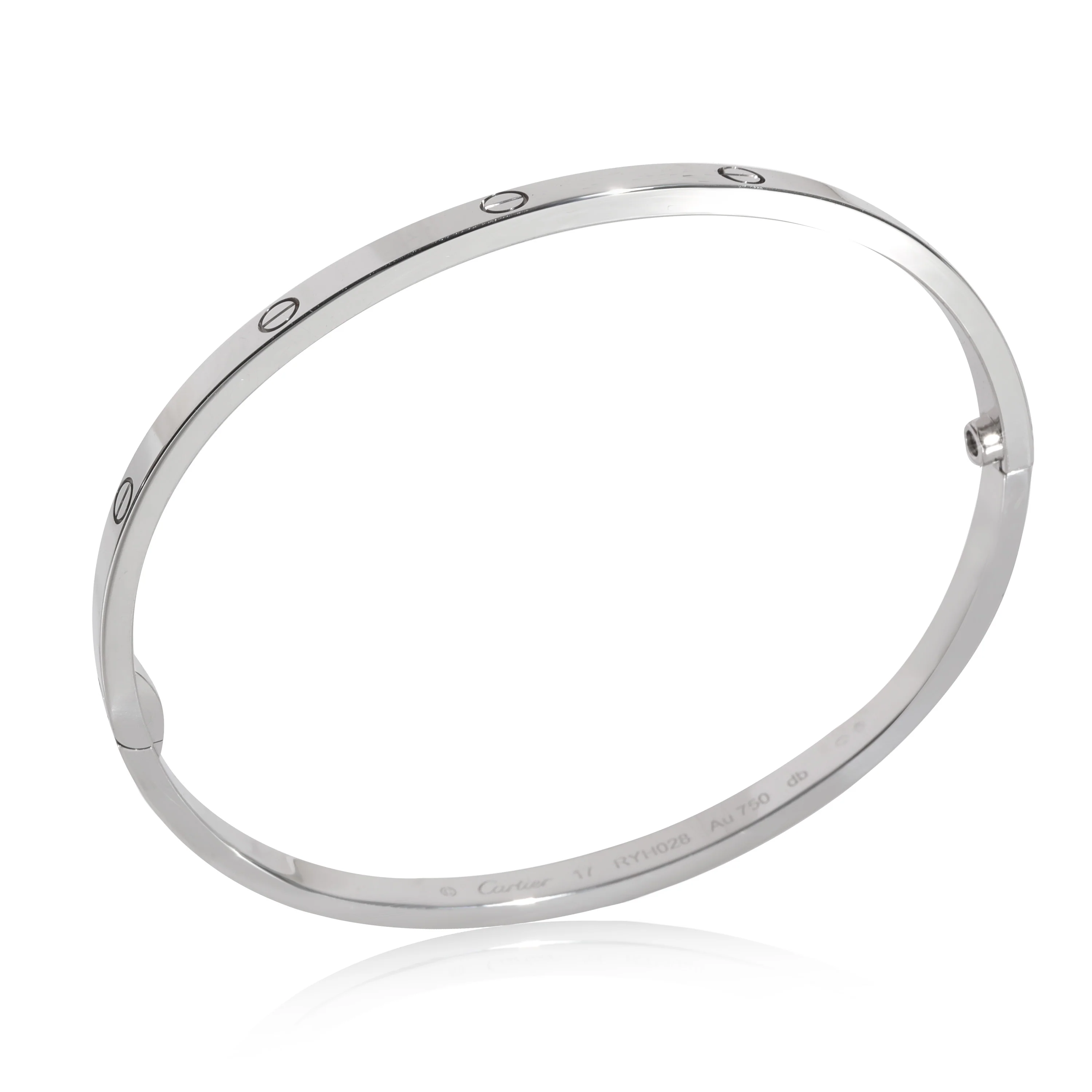 Cartier Love Bracelet, Small Model (White Gold) - Image 5