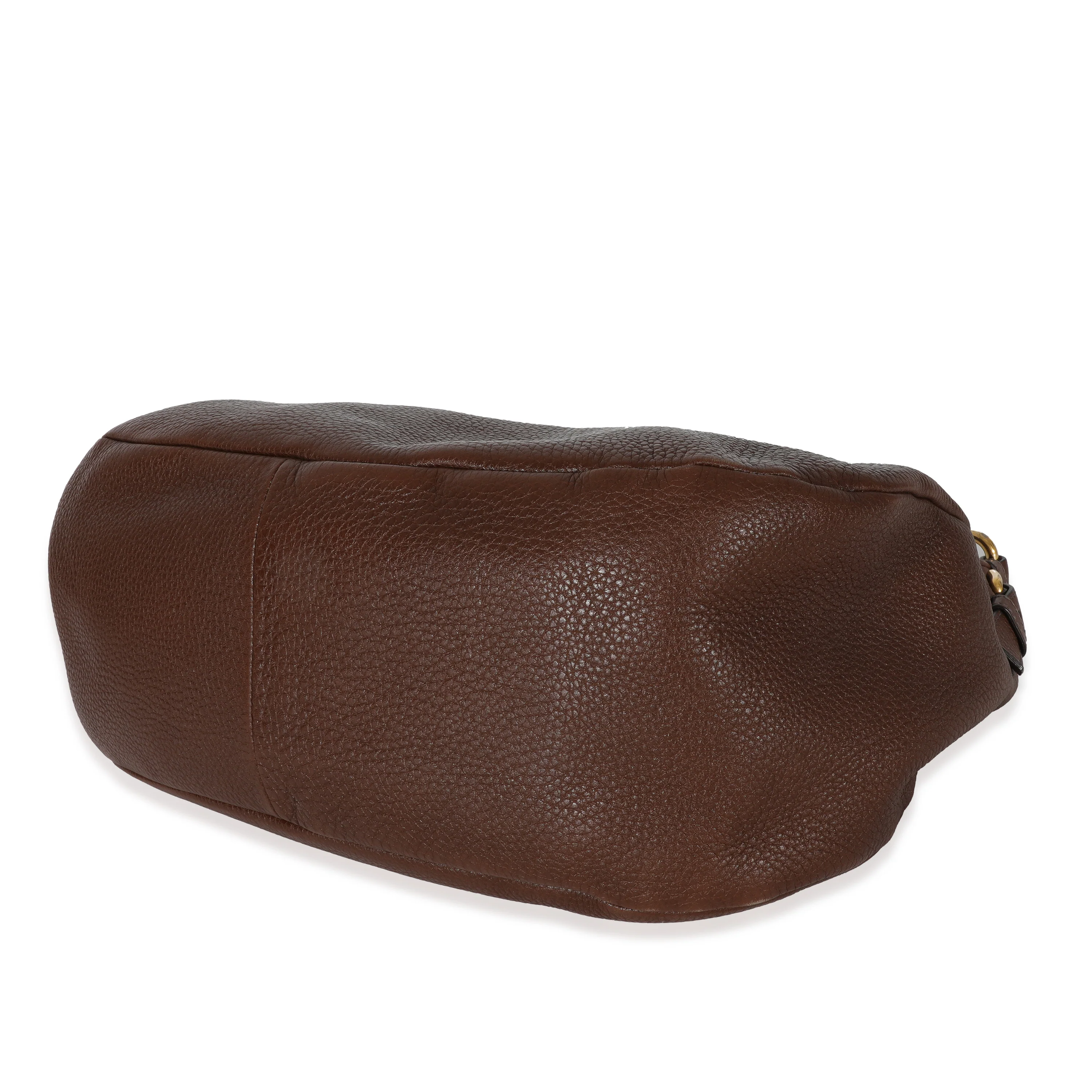 Prada Brown Vitello Daino Medium Hobo - Image 7