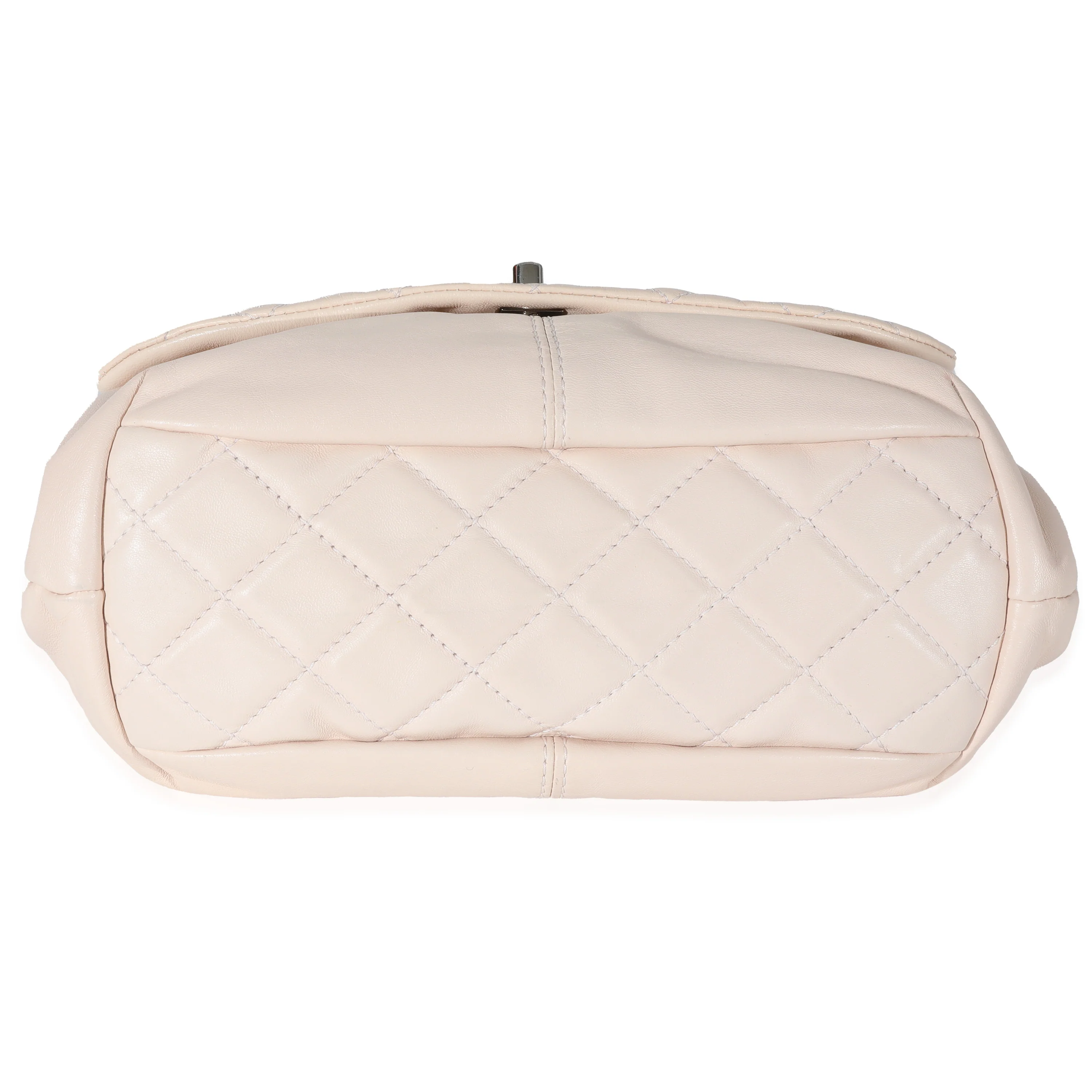 Chanel Cream Lambskin Trianon Messenger Bag - Image 5