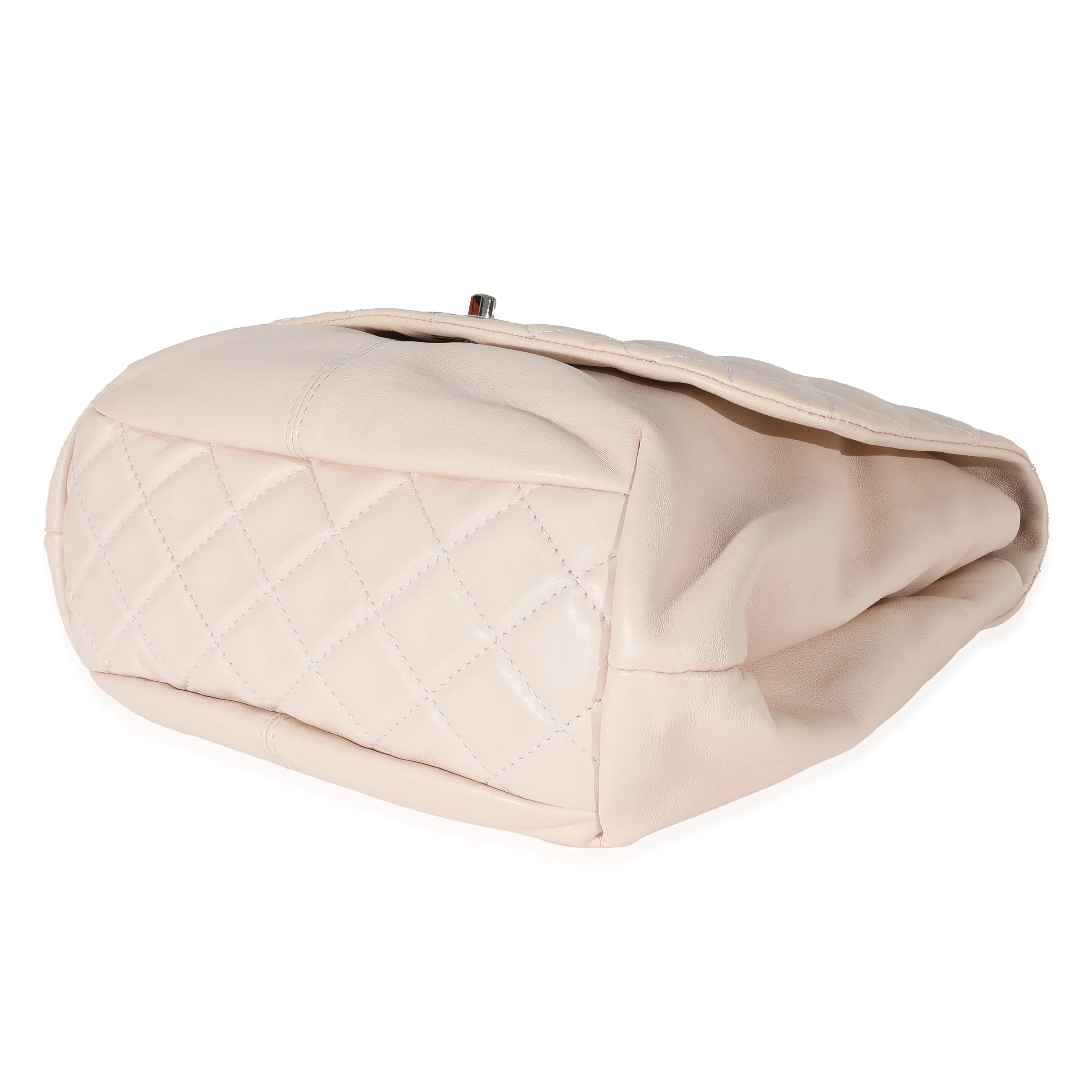 Chanel Cream Lambskin Trianon Messenger Bag - Image 7