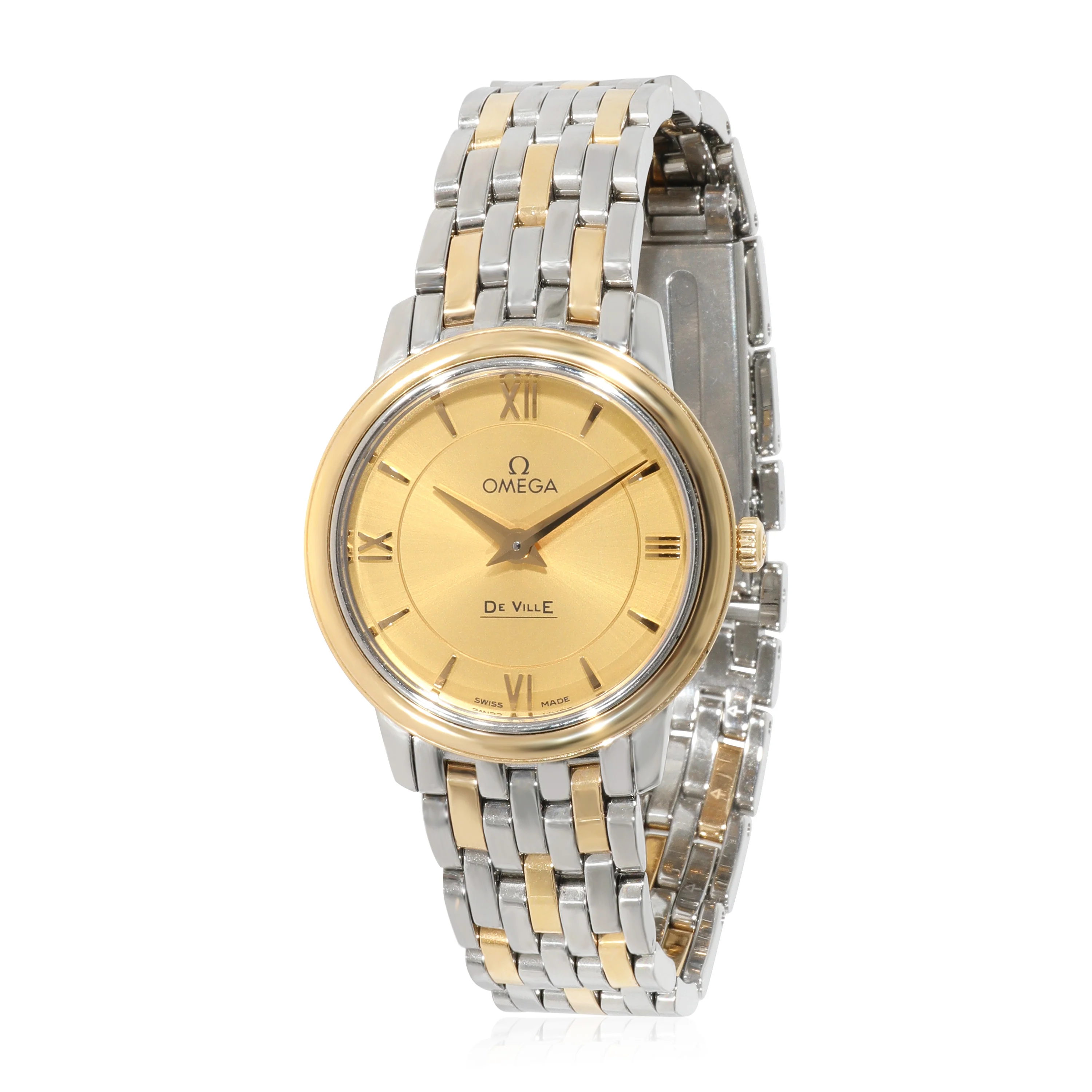 Omega DeVille Prestige 424.20.27.60.08.001 Womens Watch in 18kt Stainless Steel
