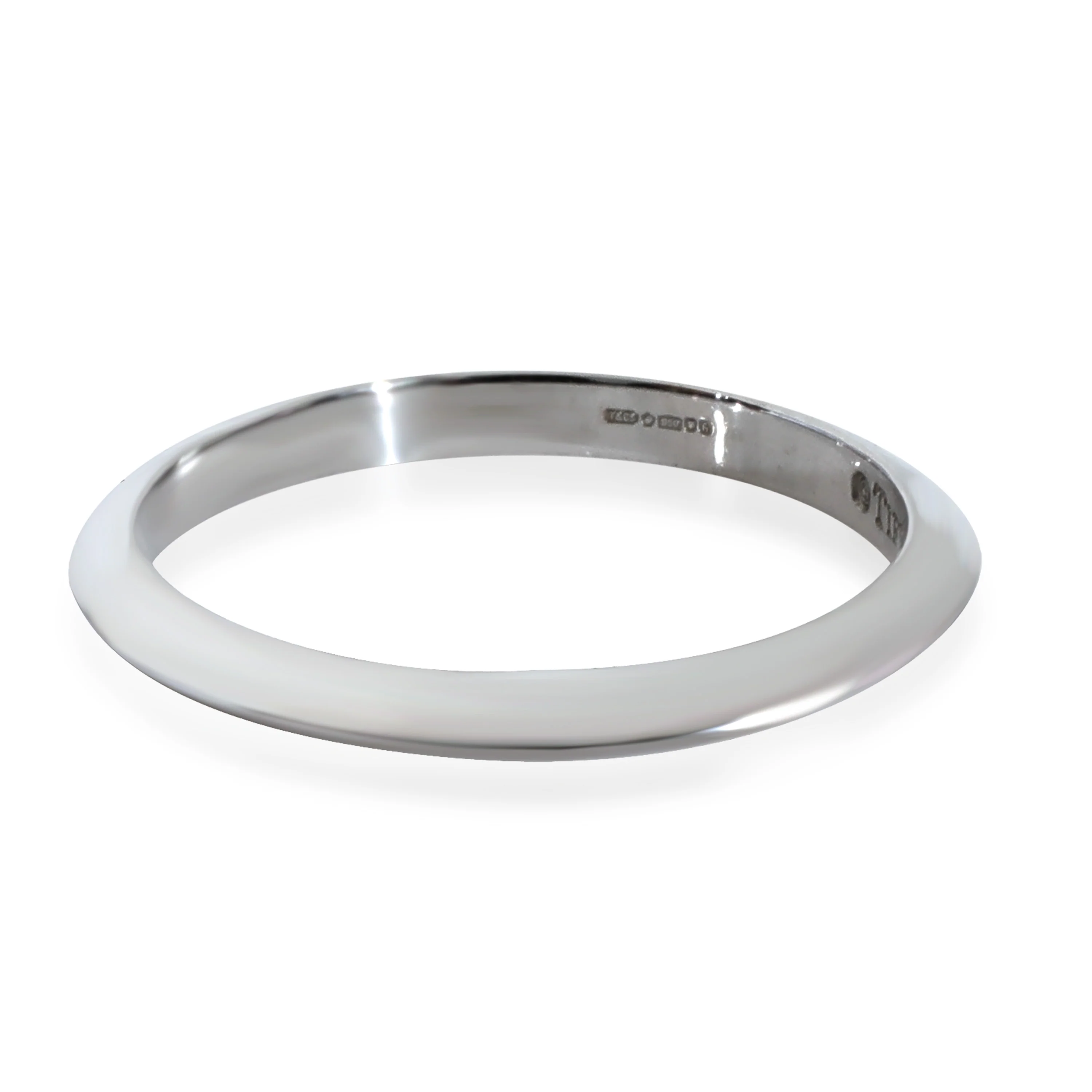 Tiffany & Co. Knife Edge Wedding Band in Platinum - Image 3