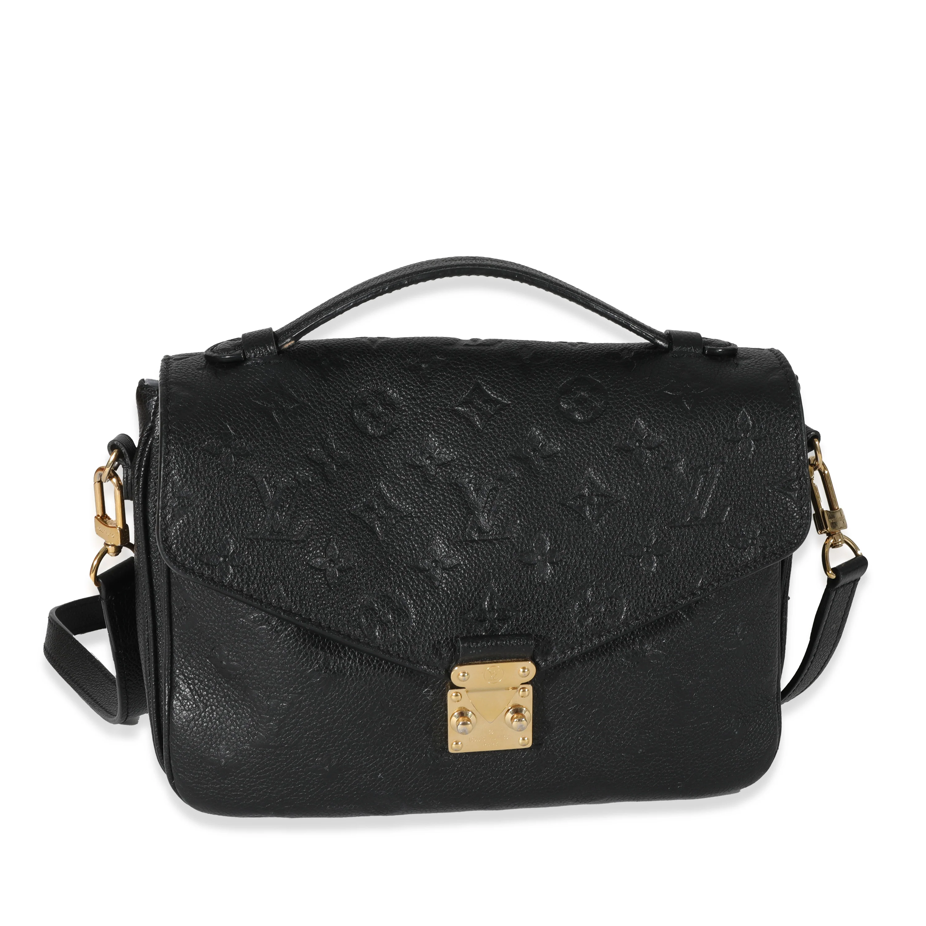 Louis Vuitton Black Monogram Empreinte Pochette Metis
