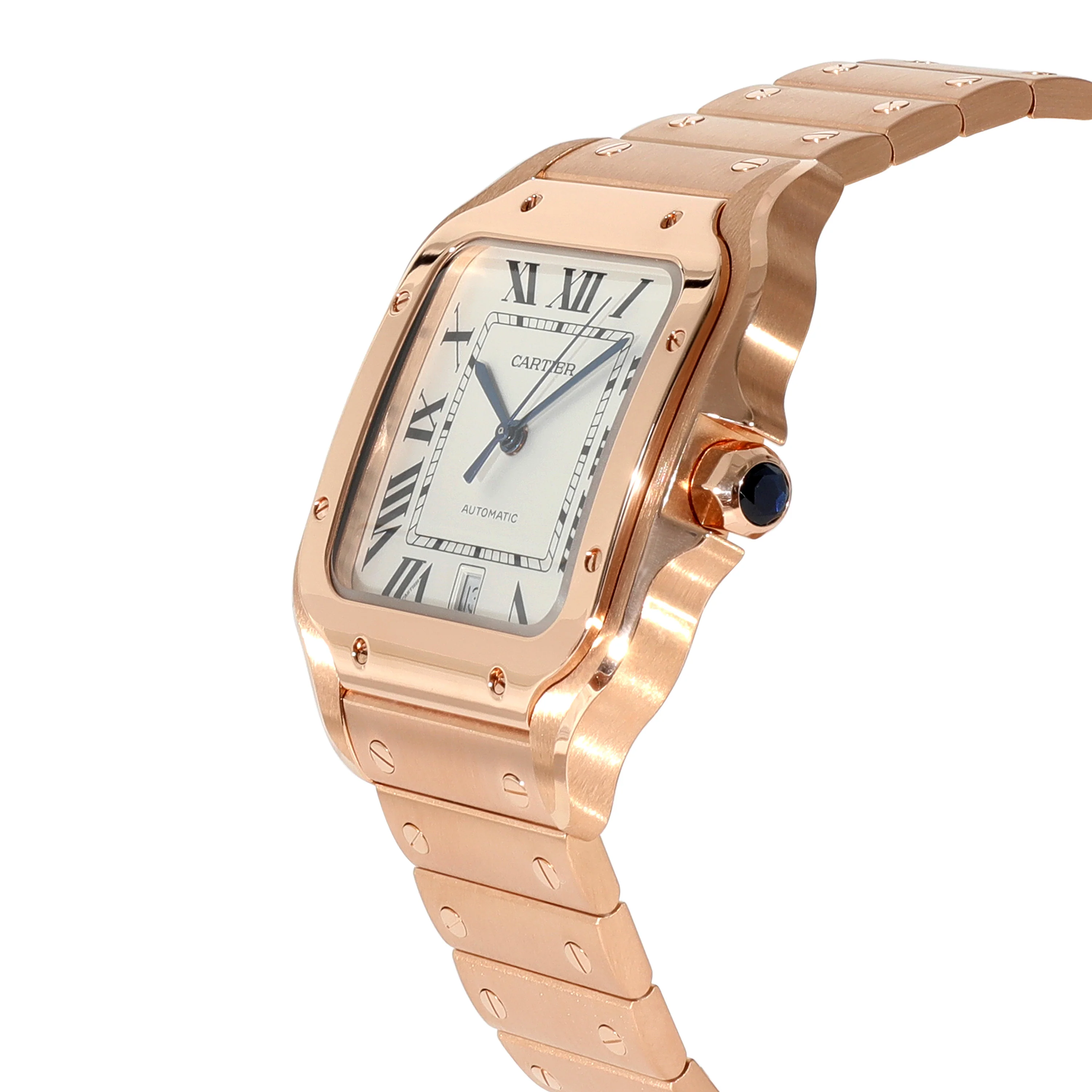 Cartier Santos de Cartier WGSA0007 Mens Watch in 18kt Rose Gold - Image 2