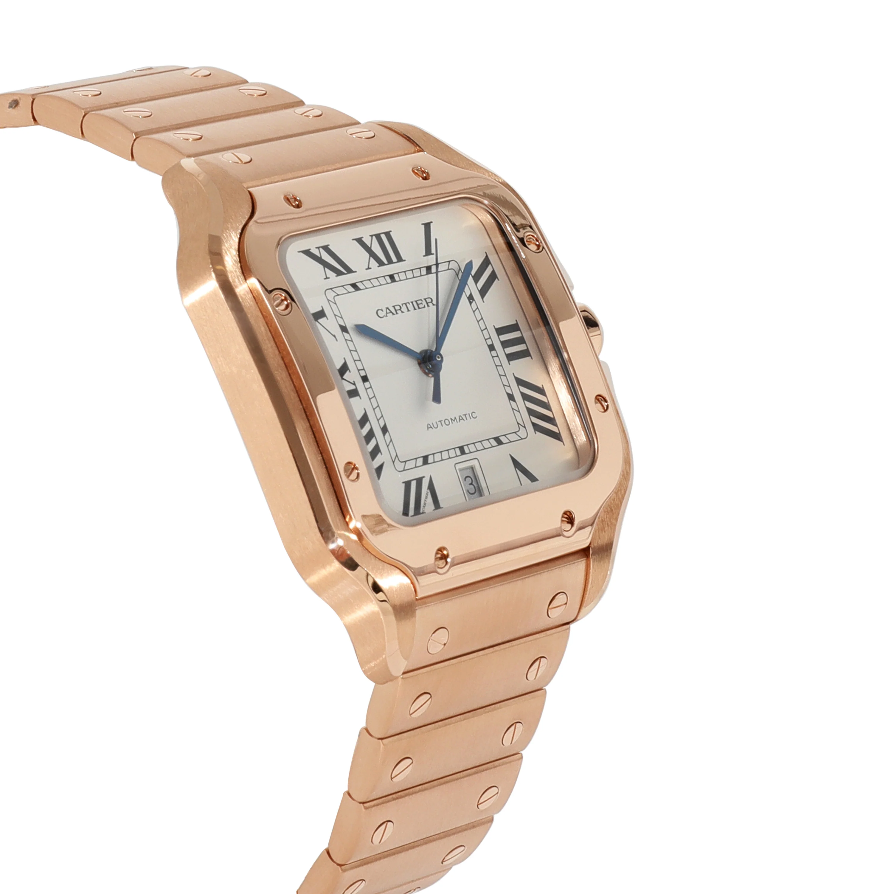 Cartier Santos de Cartier WGSA0007 Mens Watch in 18kt Rose Gold - Image 3