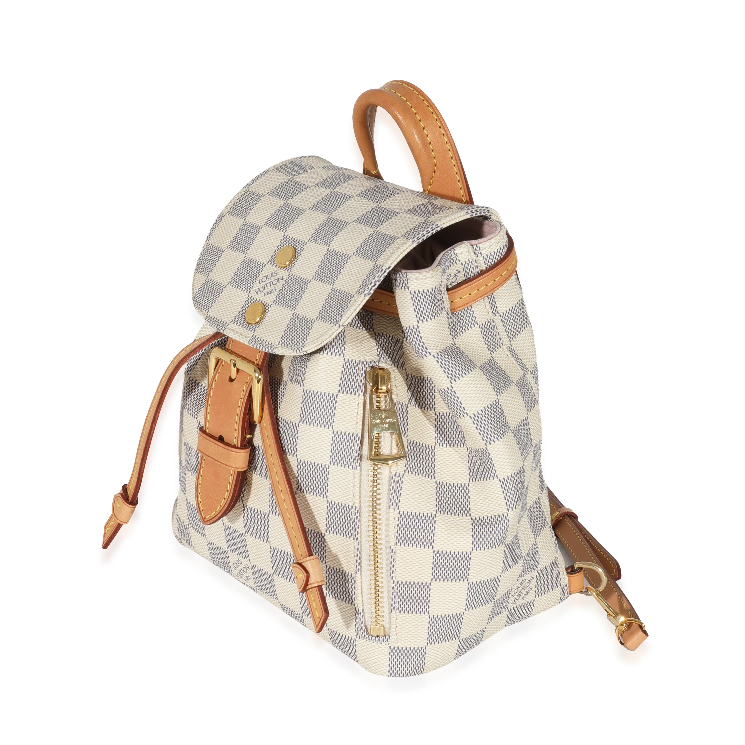 Louis Vuitton Damier Azur Canvas Sperone BB Backpack - Image 3