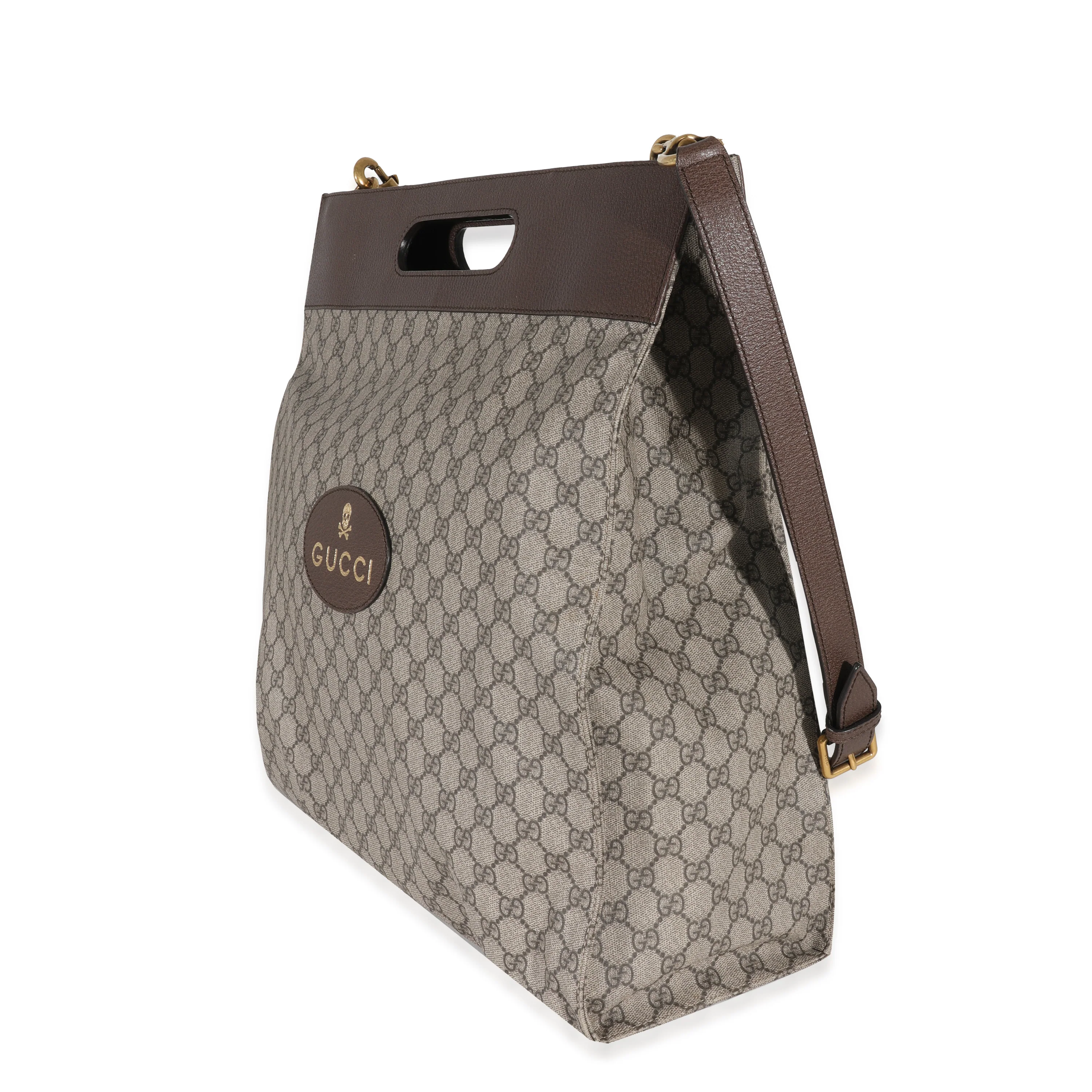 Gucci Soft GG Supreme Slip Handle Vertical Tote - Image 2