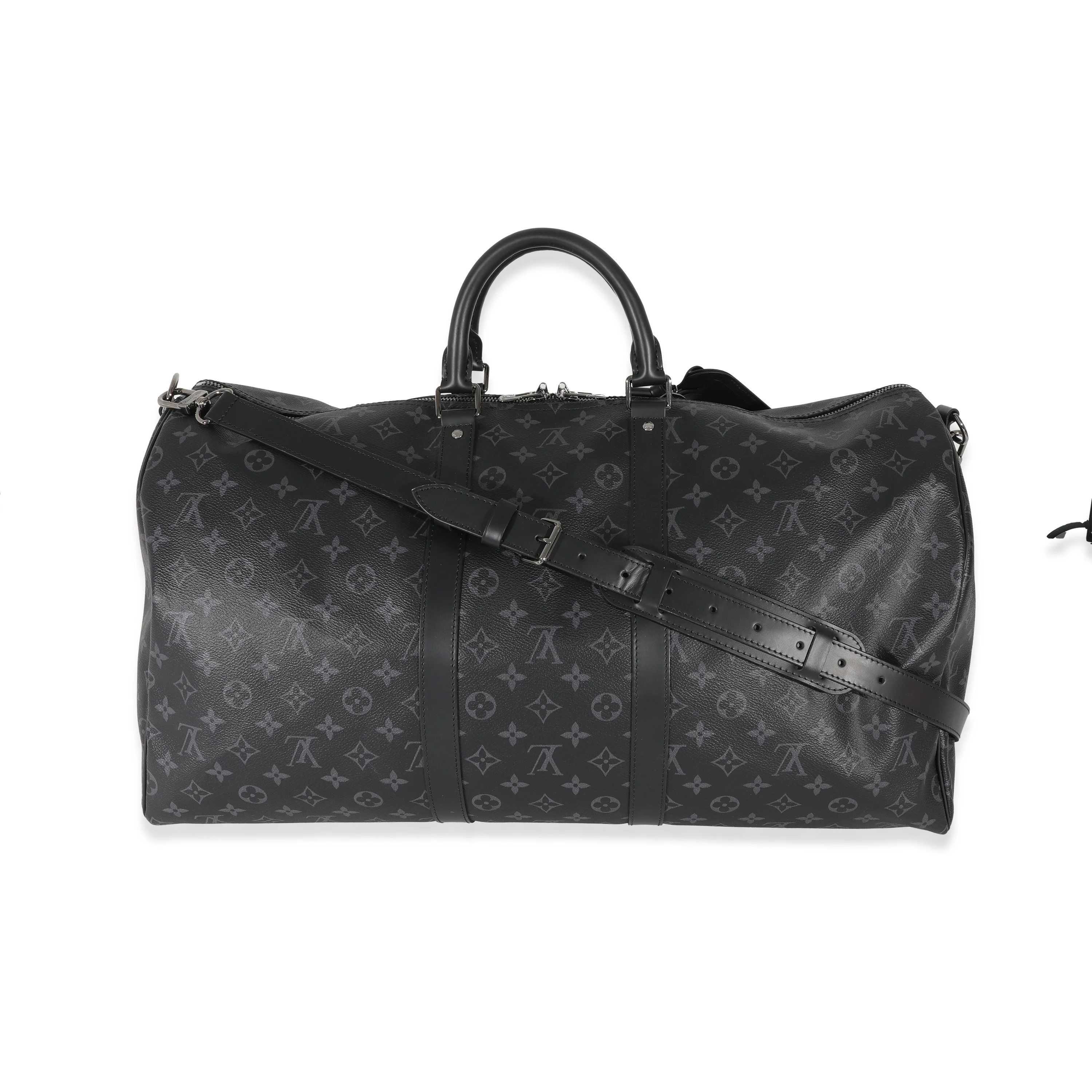 Louis Vuitton Canvas Monogram Eclipse Keepall Bandoulière 55