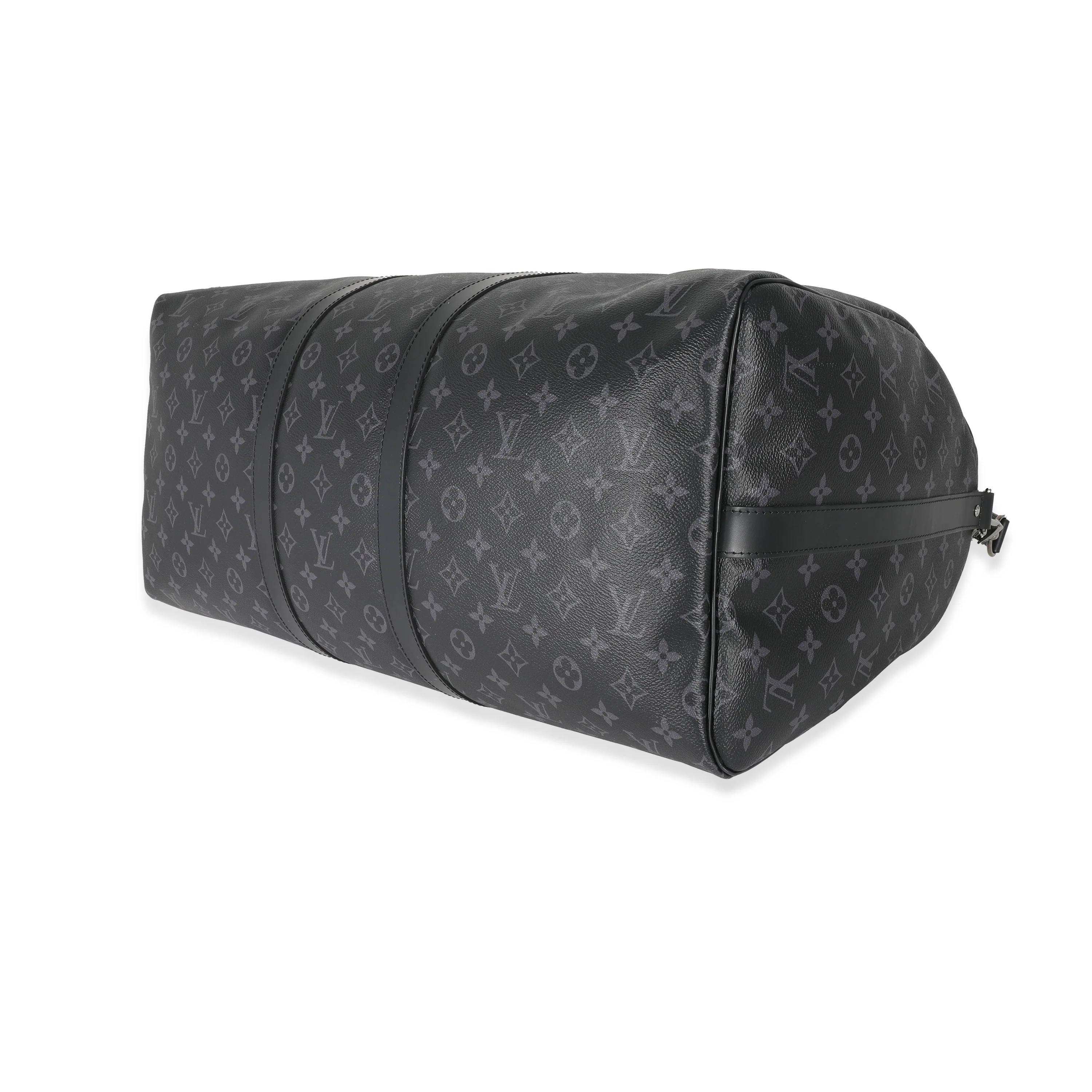 Louis Vuitton Canvas Monogram Eclipse Keepall Bandoulière 55 - Image 5