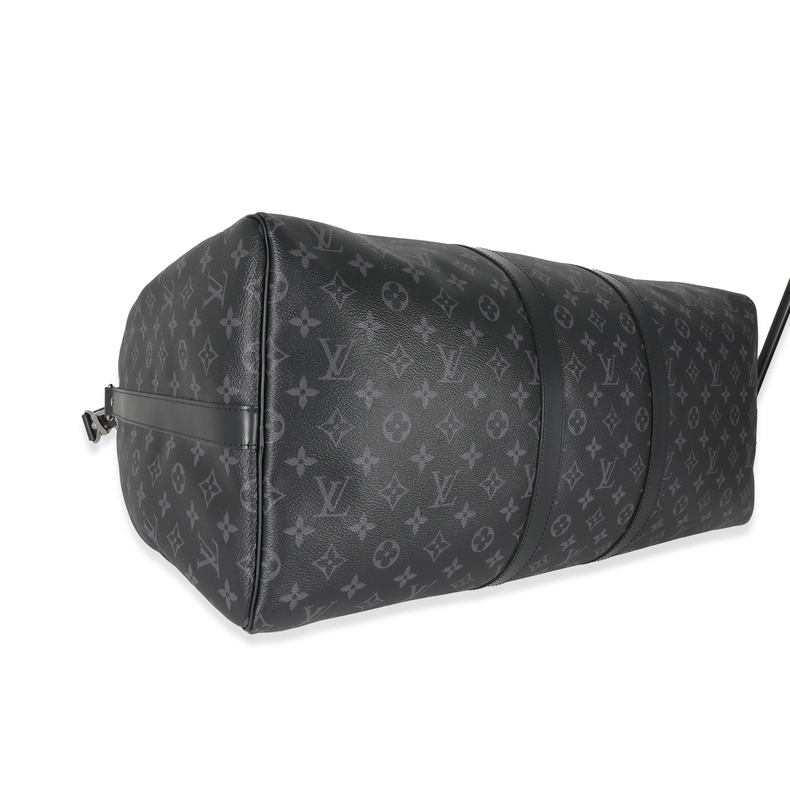Louis Vuitton Canvas Monogram Eclipse Keepall Bandoulière 55 - Image 7