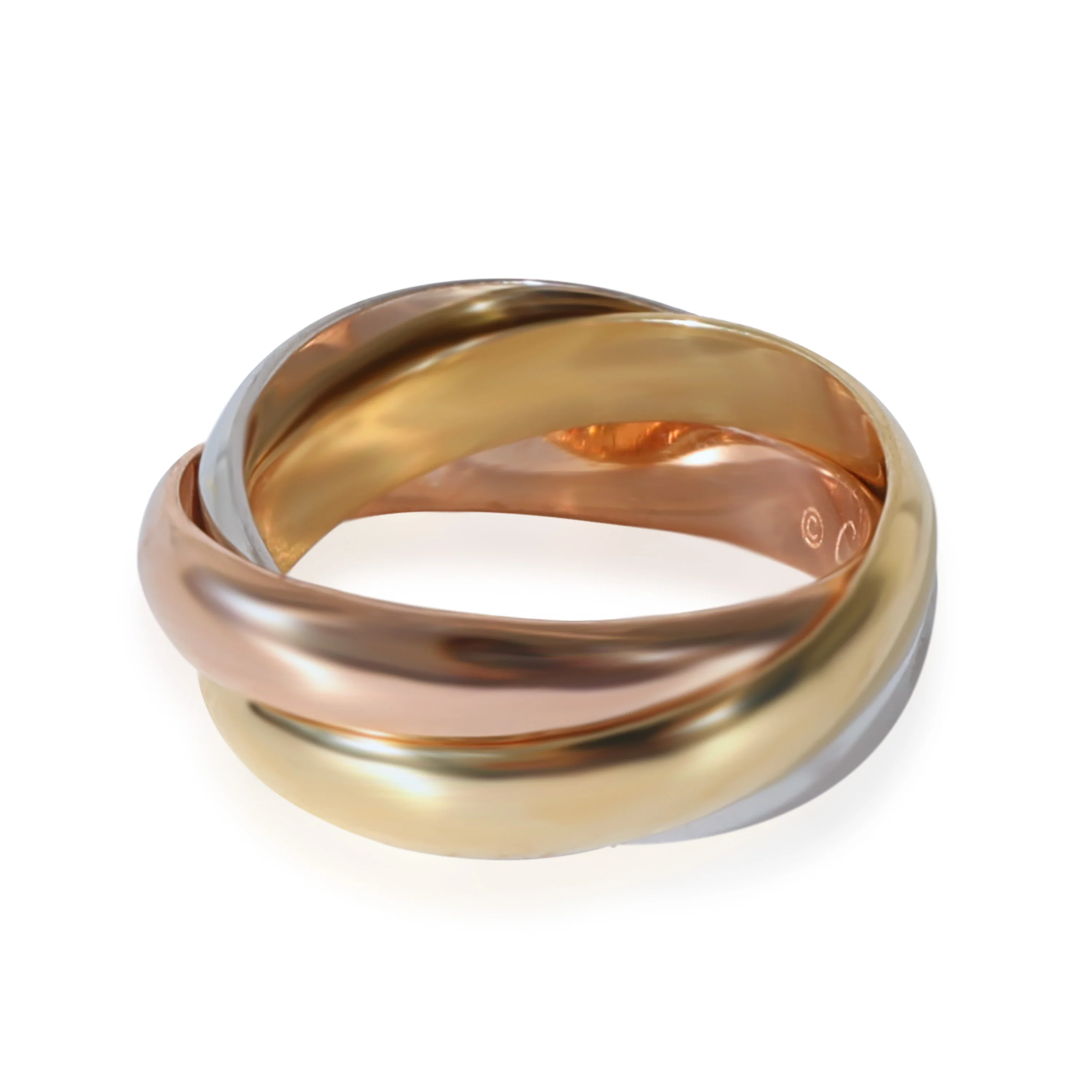 Cartier Trinity Ring in 18k 3 Tone Gold - Image 3