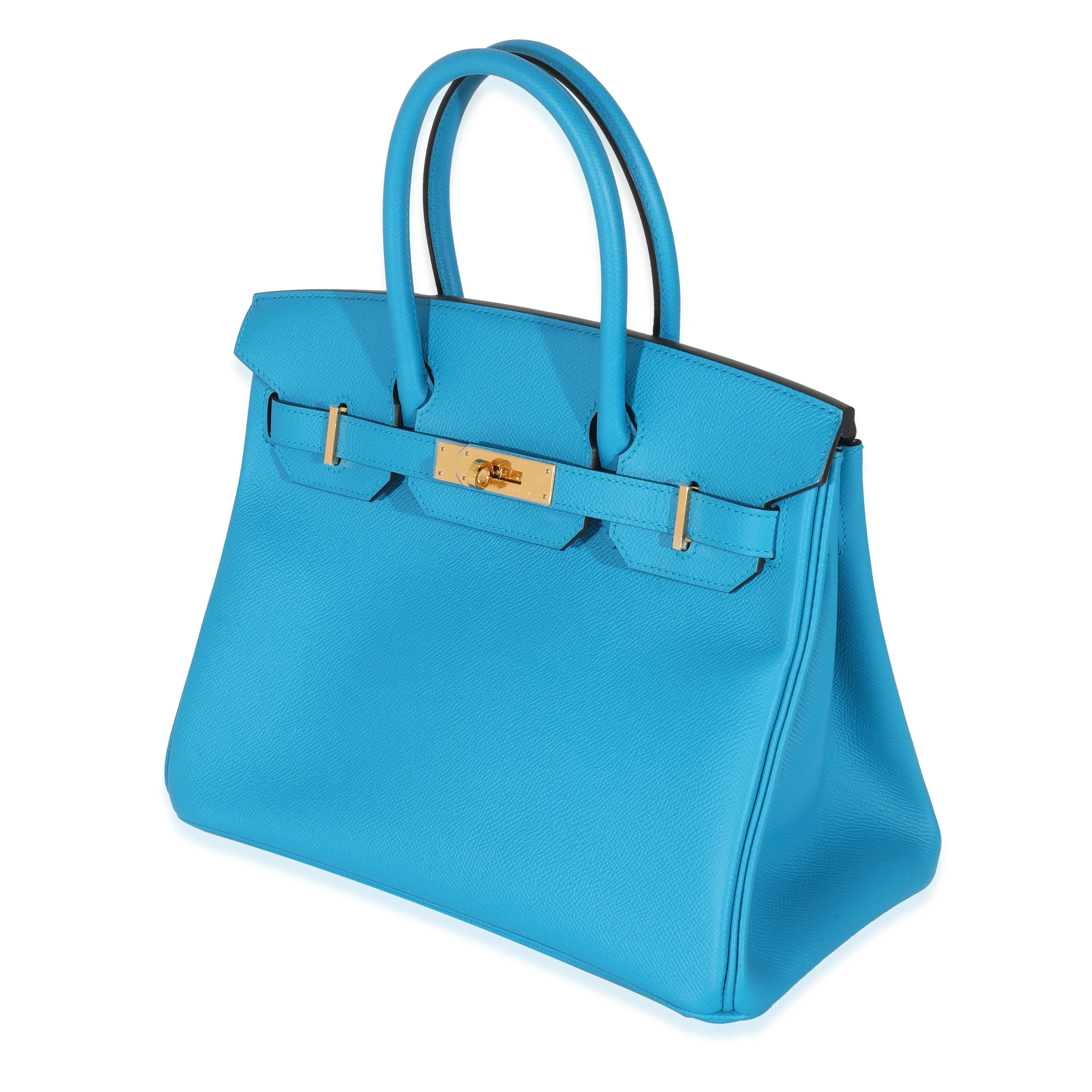 Hermès Bleu Zanzibar Epsom Birkin 30 GHW - Image 2