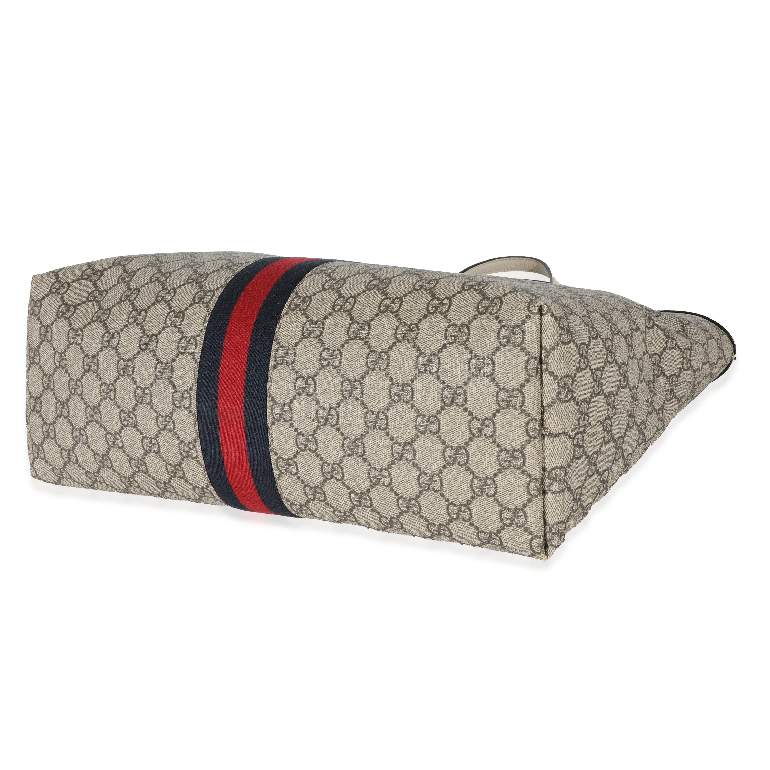 Gucci GG Supreme Monogram Medium Ophidia Shopping Tote - Image 7