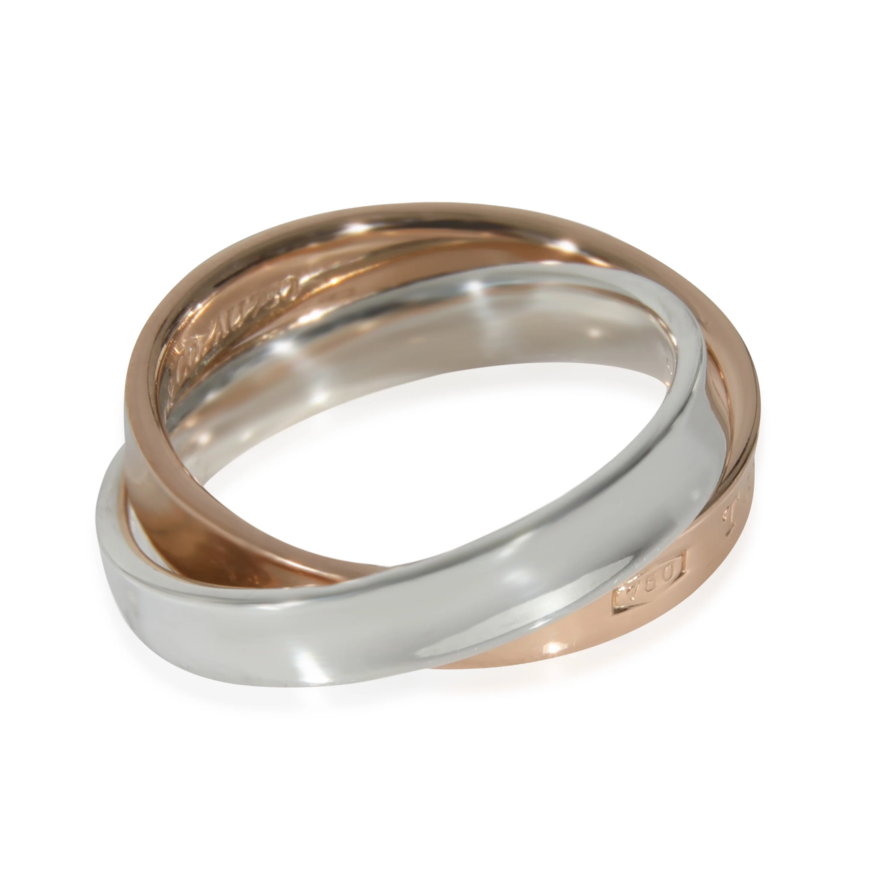 Tiffany & Co. 1837 Interlocking Ring in 18k Yellow Gold/Sterling Silver - Image 3
