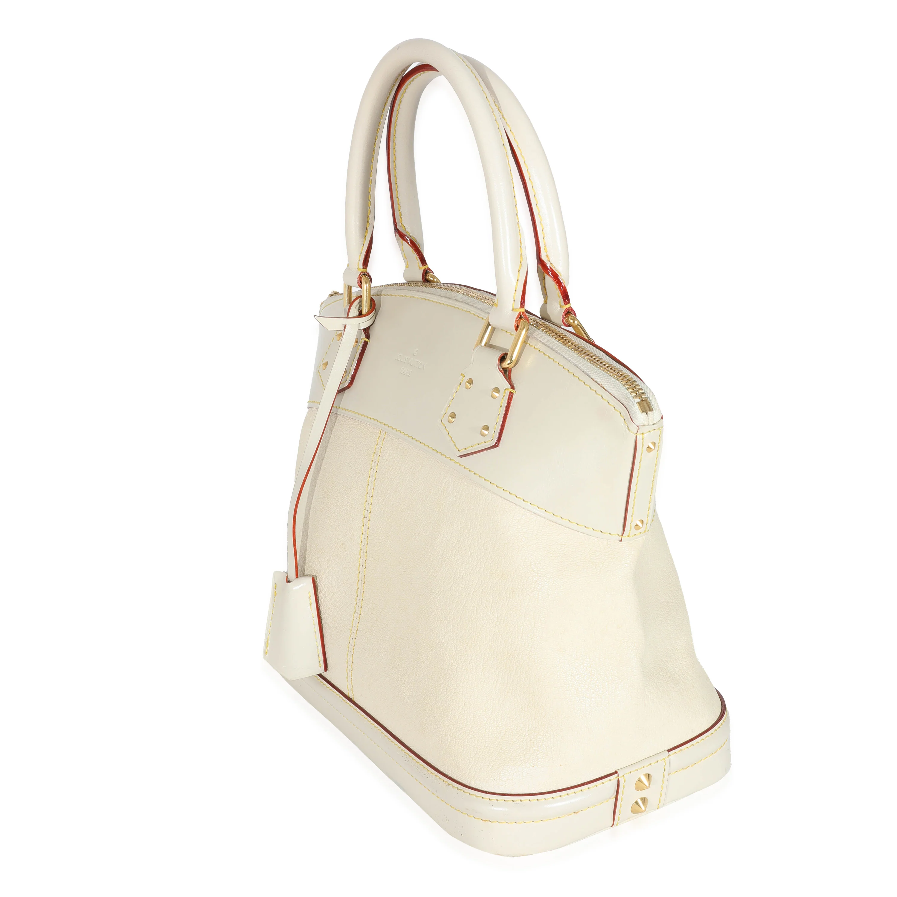 Louis Vuitton Ivory Leather Suhali Lockit MM - Image 2