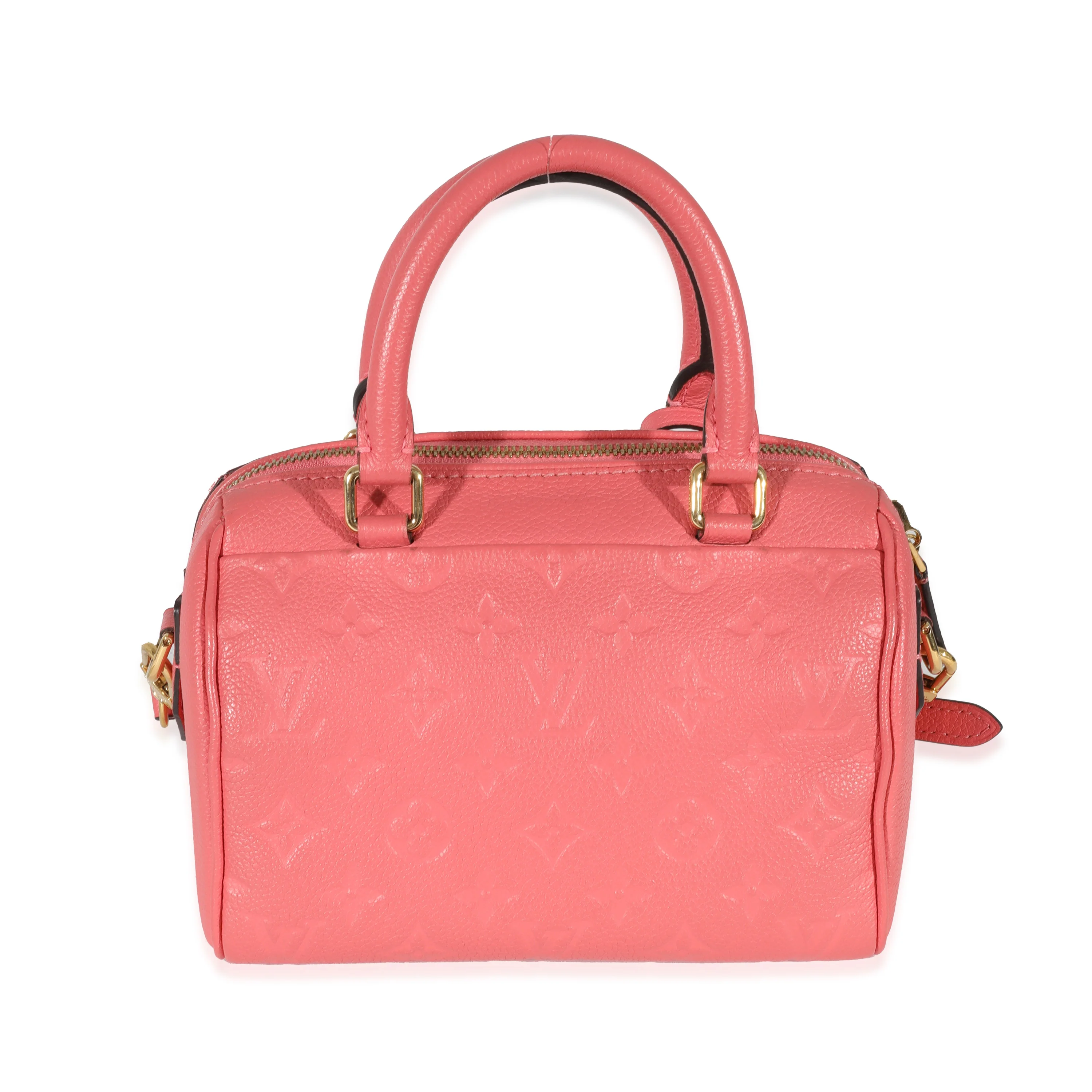 Louis Vuitton Pink Monogram Empreinte Speedy Bandoulière NM 20 - Image 3
