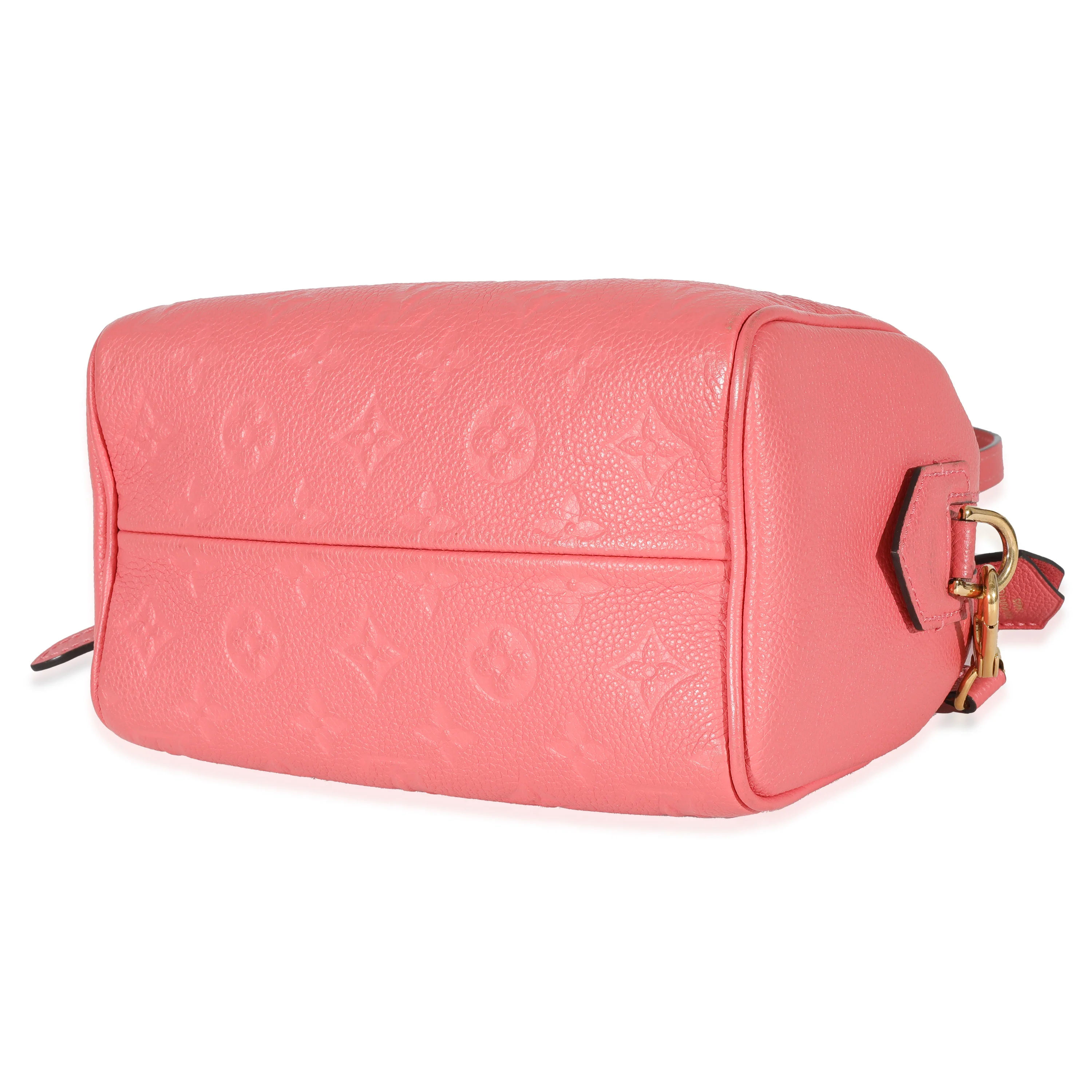 Louis Vuitton Pink Monogram Empreinte Speedy Bandoulière NM 20 - Image 7