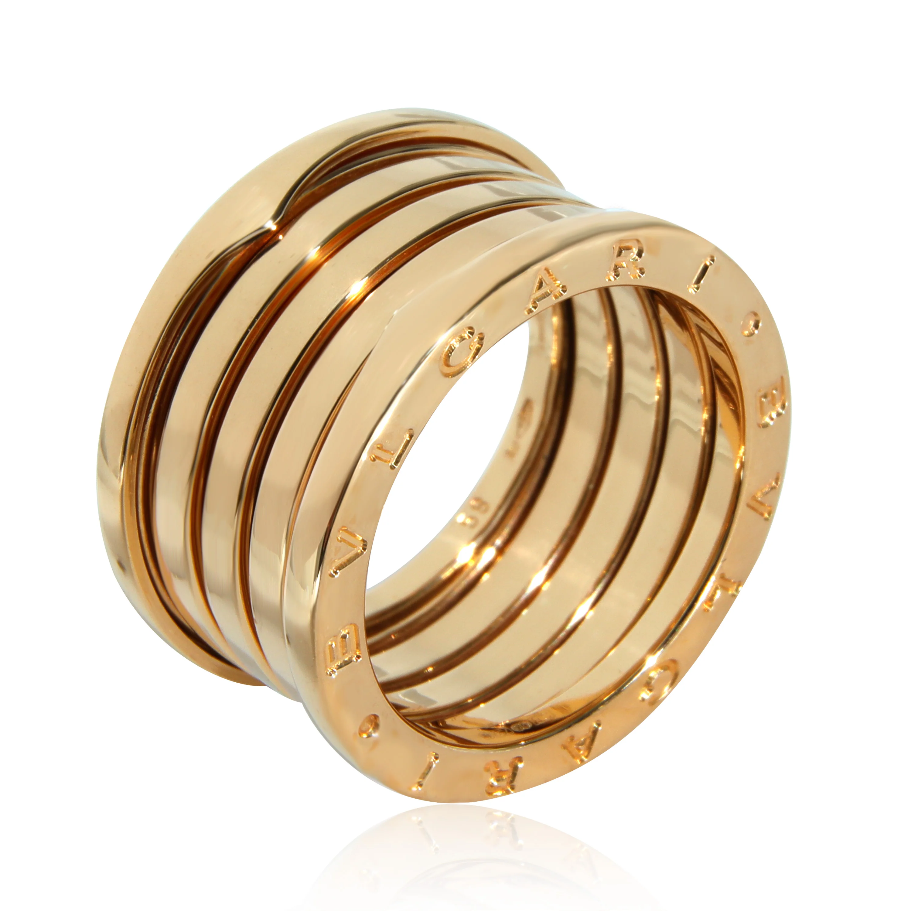 BVLGARI B.zero1 5 Band Ring in 18k Yellow Gold - Image 4