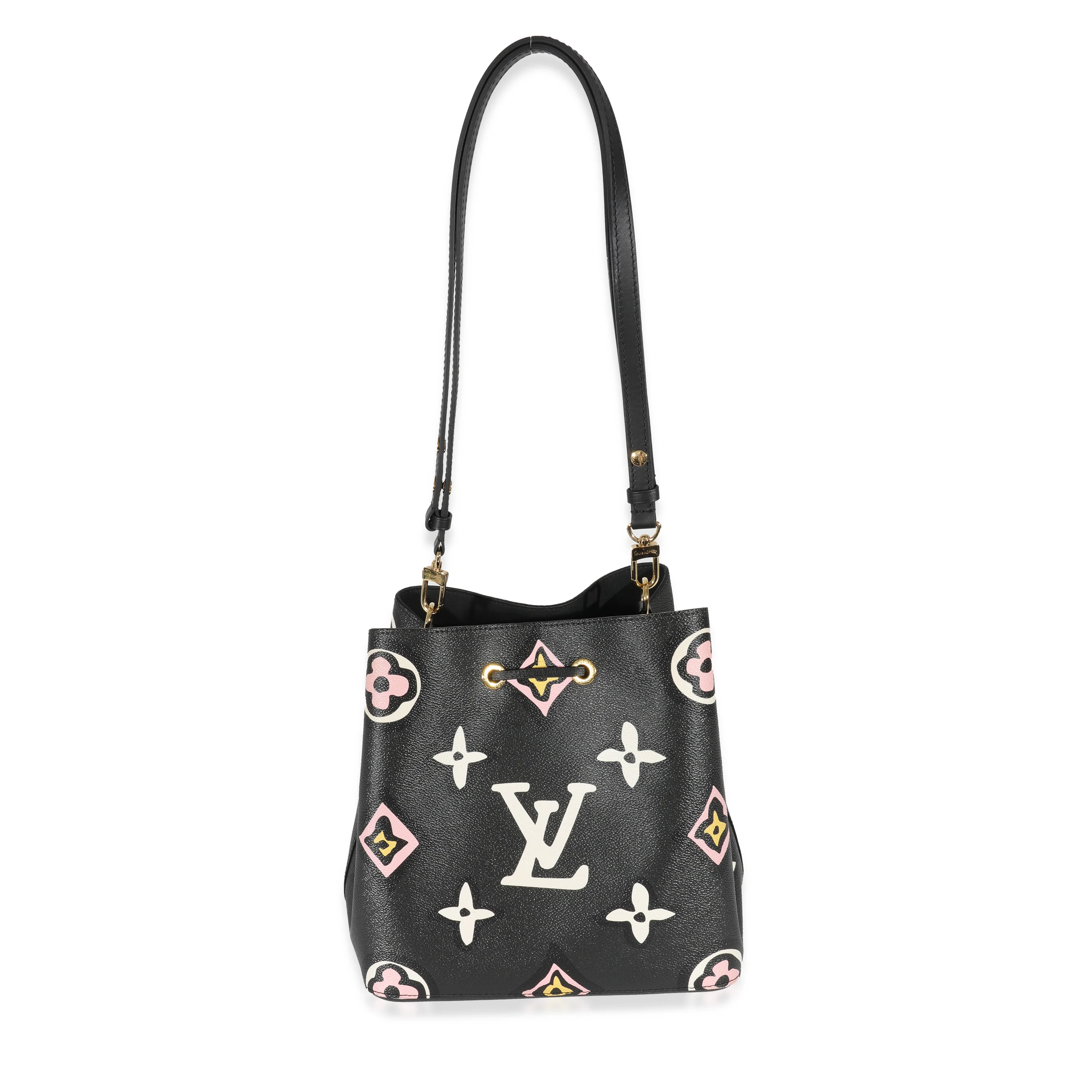Louis Vuitton Black Giant Monogram Canvas Wild At Heart NeoNoe MM - Image 3