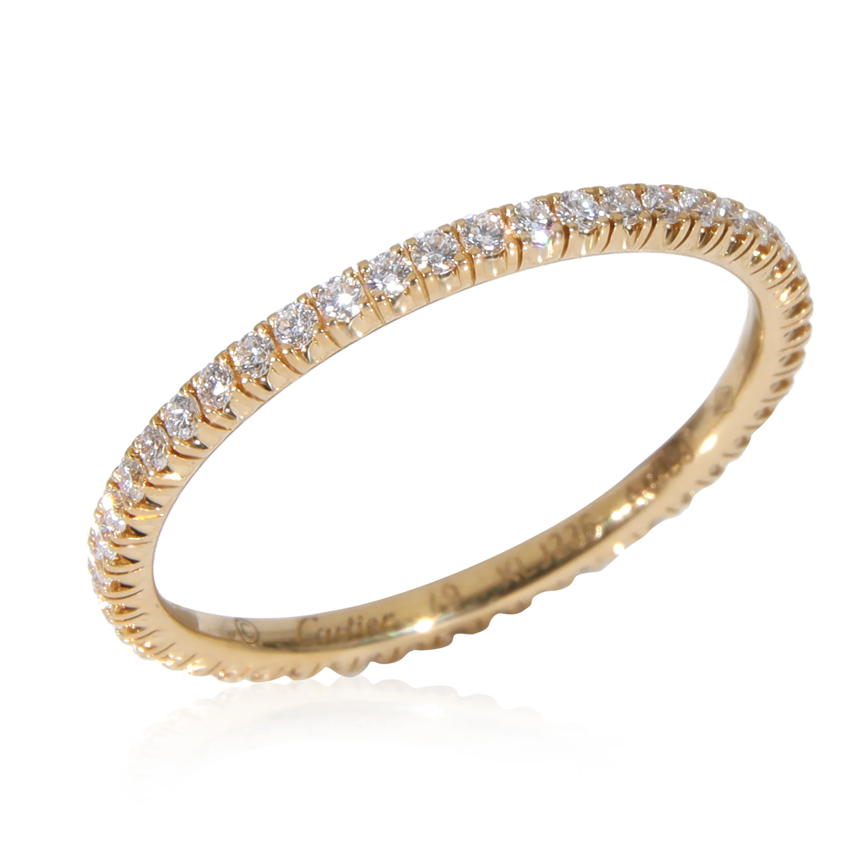Cartier Etincelle Diamond Eternity Band in 18k Yellow Gold 0.22 CTW - Image 3