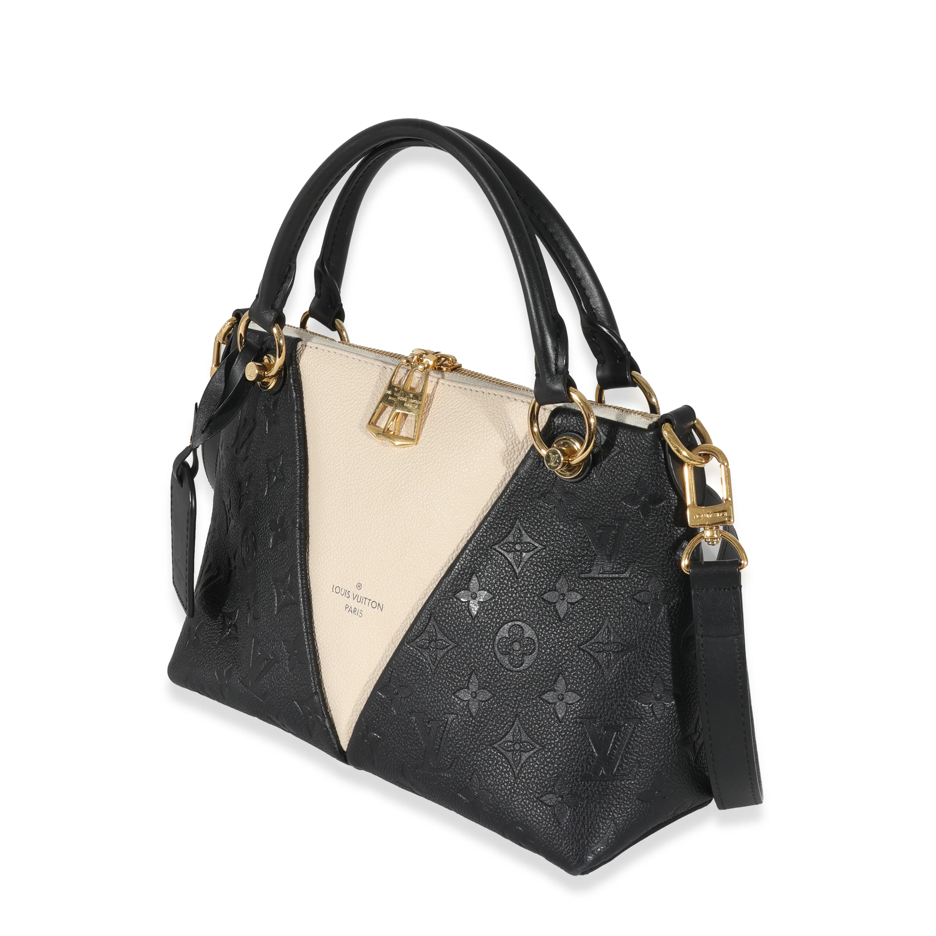 Louis Vuitton Black & Beige Monogram Empreinte V Tote BB - Image 2