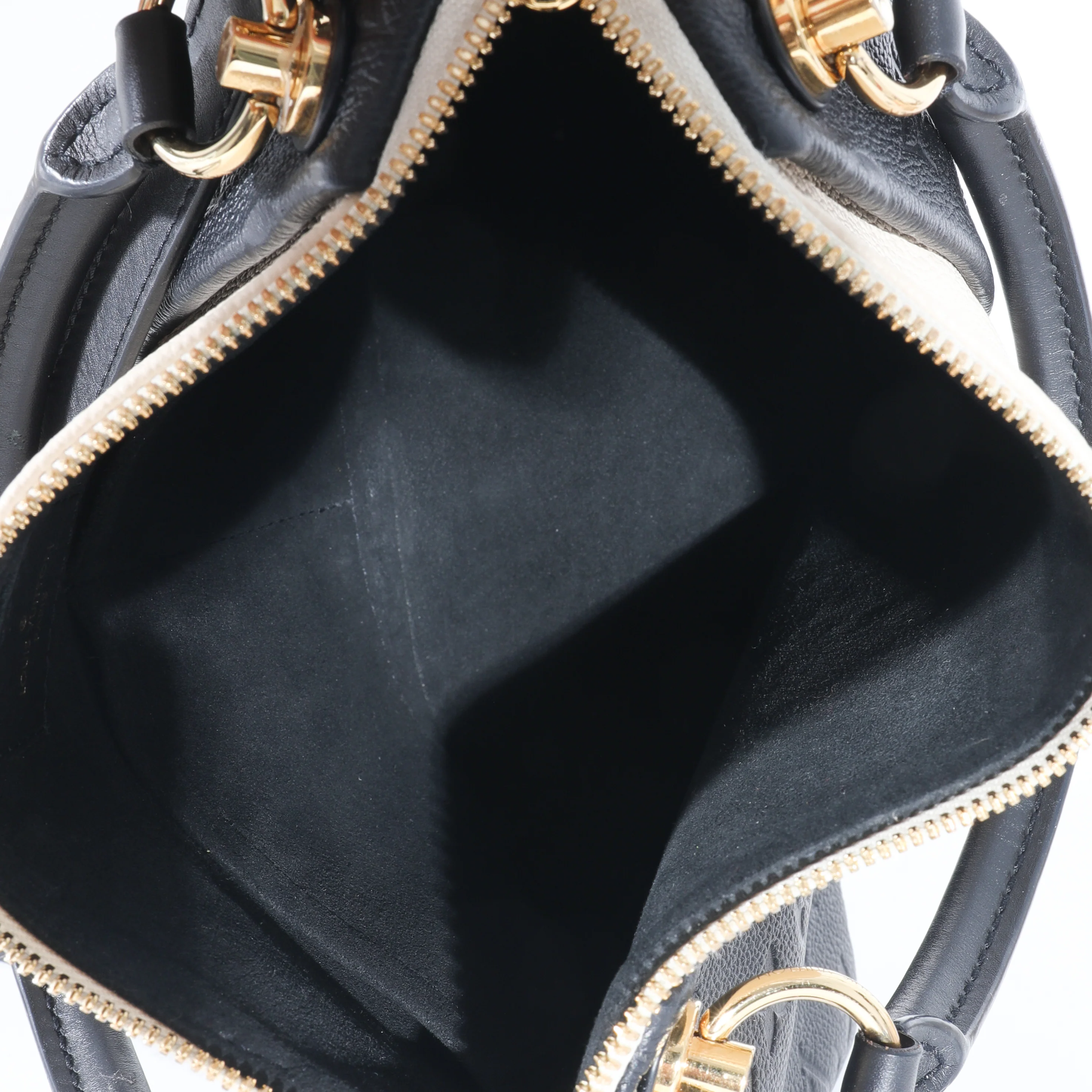 Louis Vuitton Black & Beige Monogram Empreinte V Tote BB - Image 5