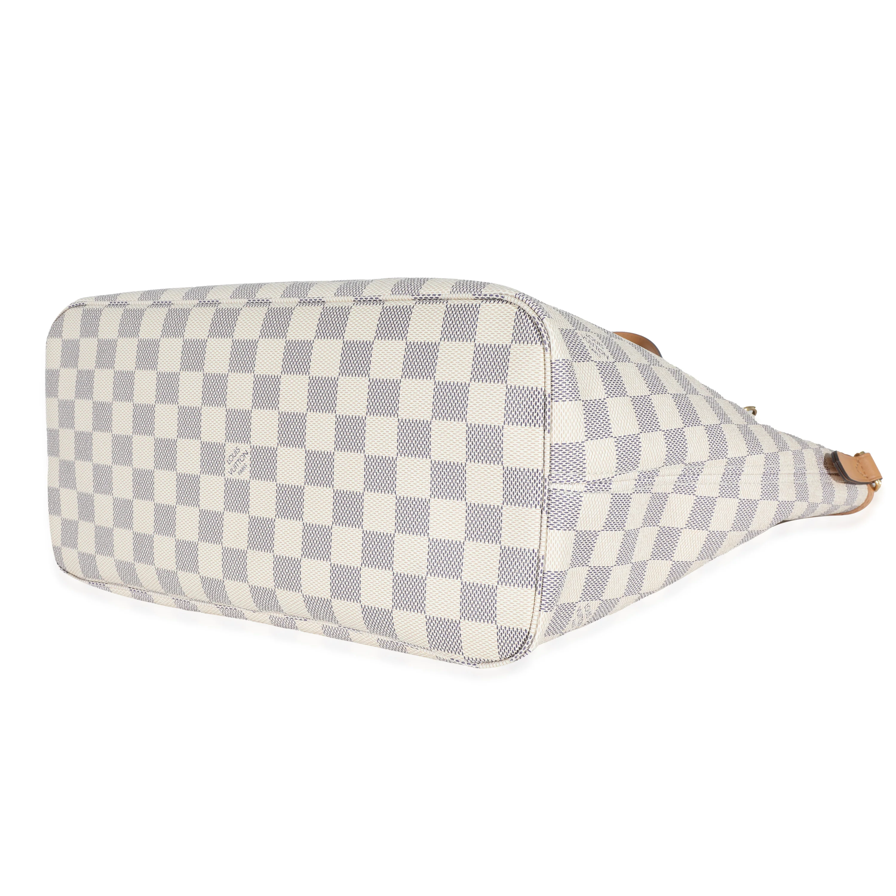 Louis Vuitton Damier Azur Canvas Braided Neverfull MM - Image 6