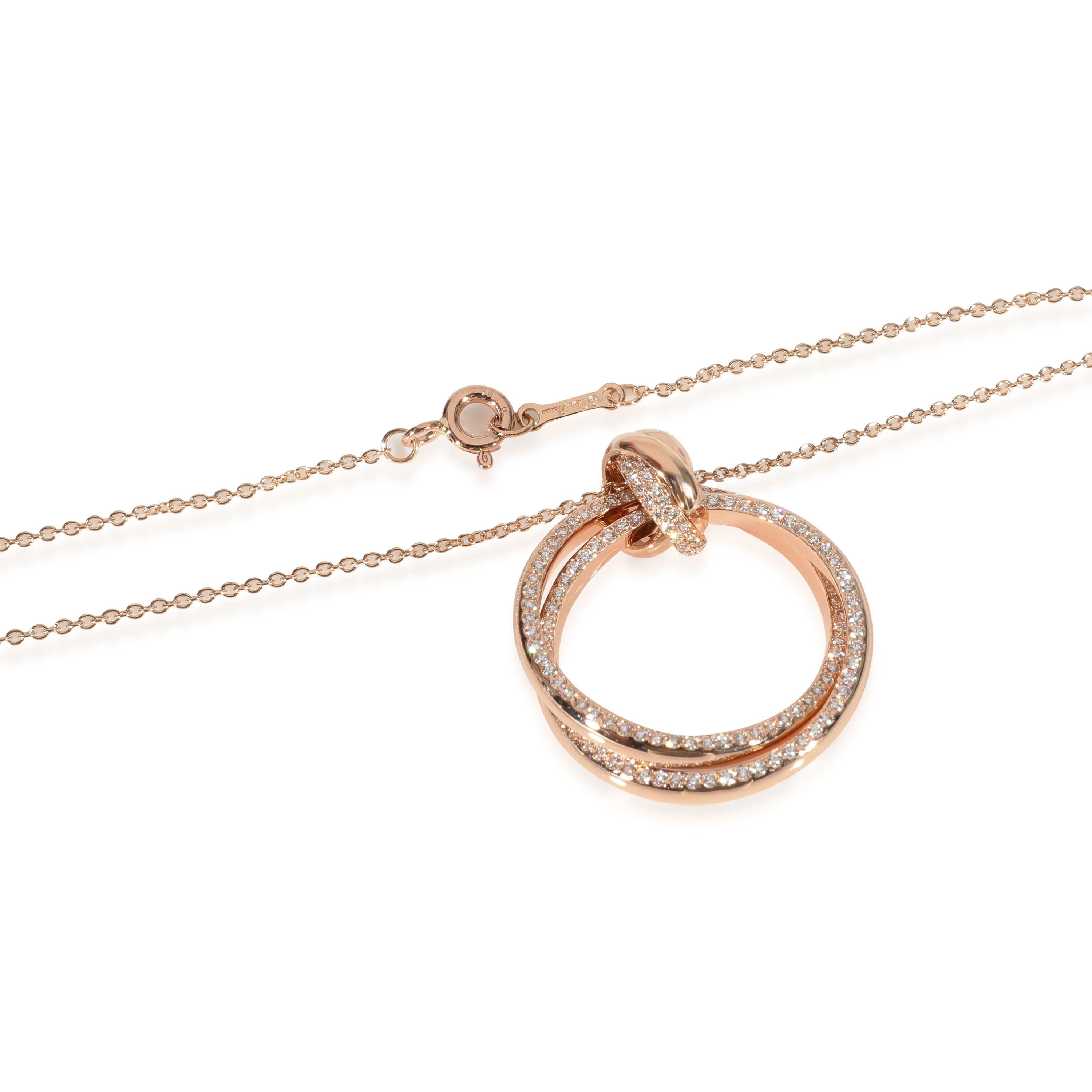 Paloma Picasso Diamond Melody Pendant in 18k Rose Gold 0.40 CTW - Image 3