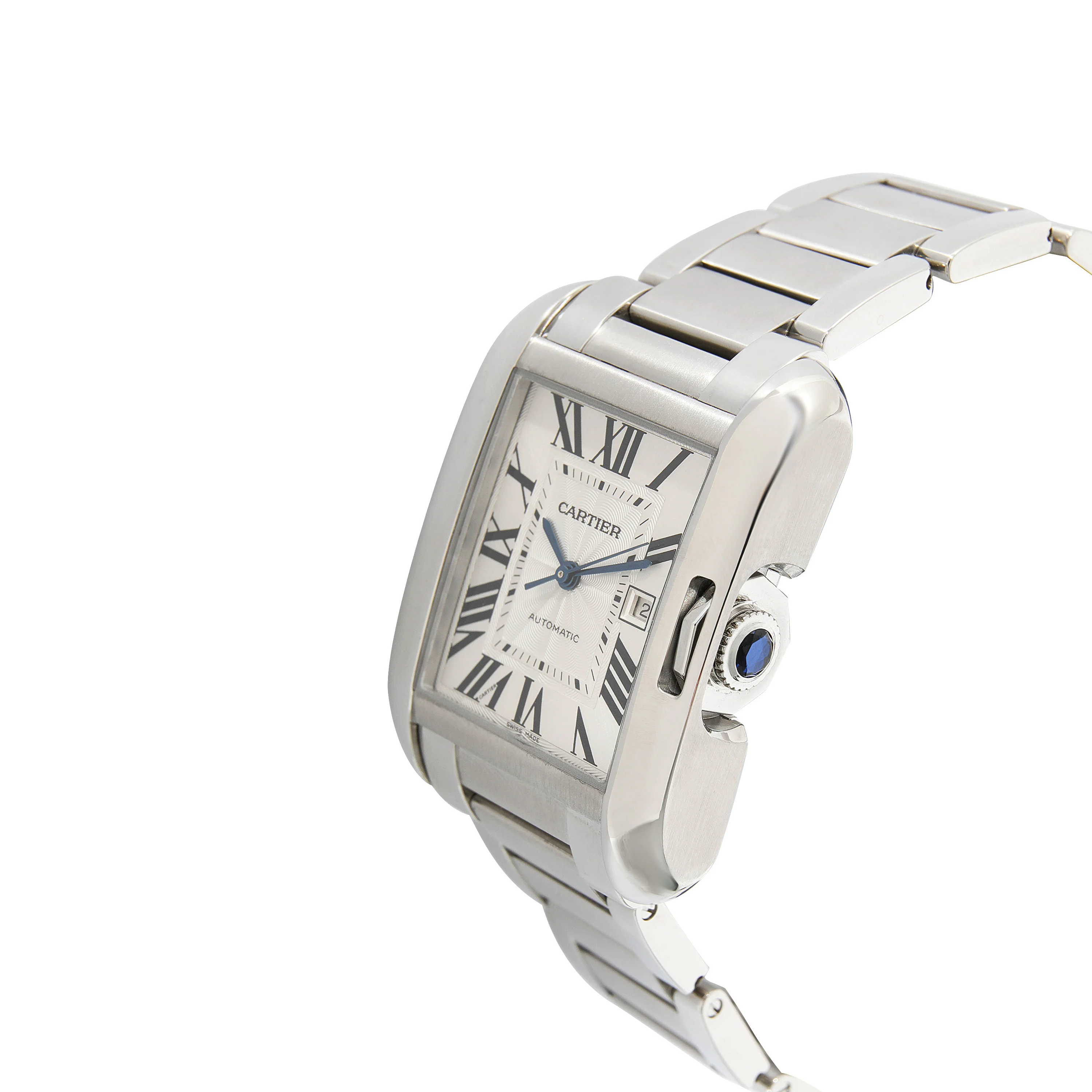 Cartier Tank Anglaise W5310009 Unisex Watch in  Stainless Steel - Image 2