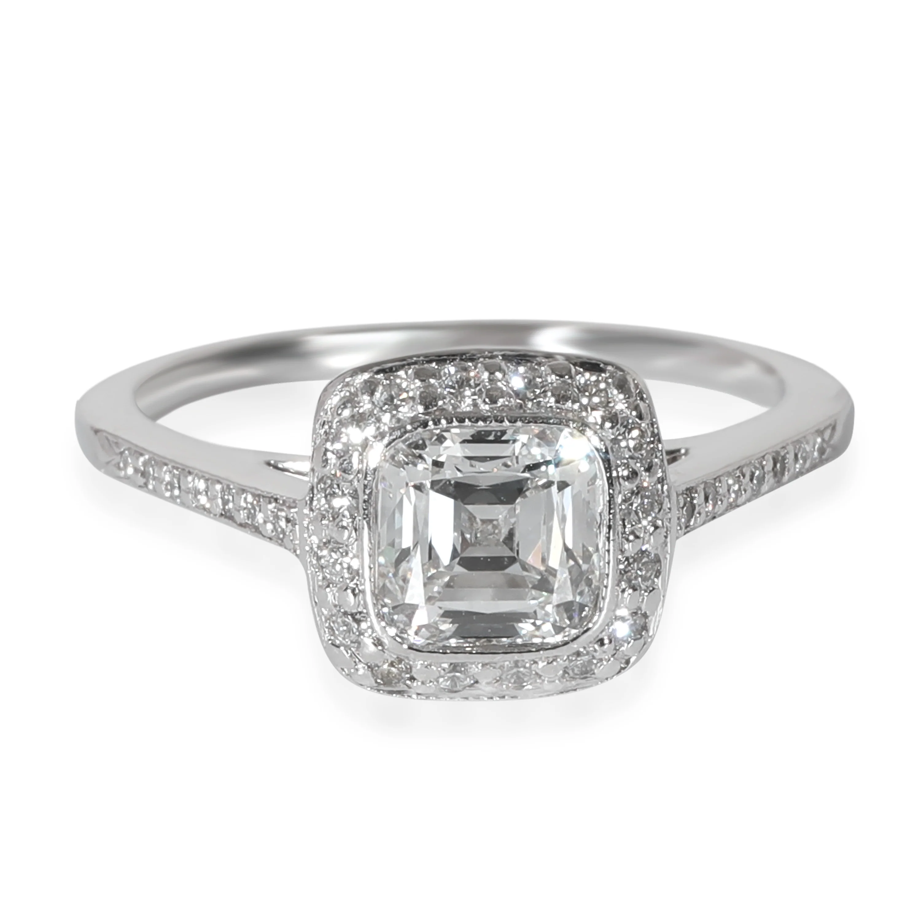 Tiffany & Co. Legacy Engagement Ring in Platinum F VVS2 1.07 CTW