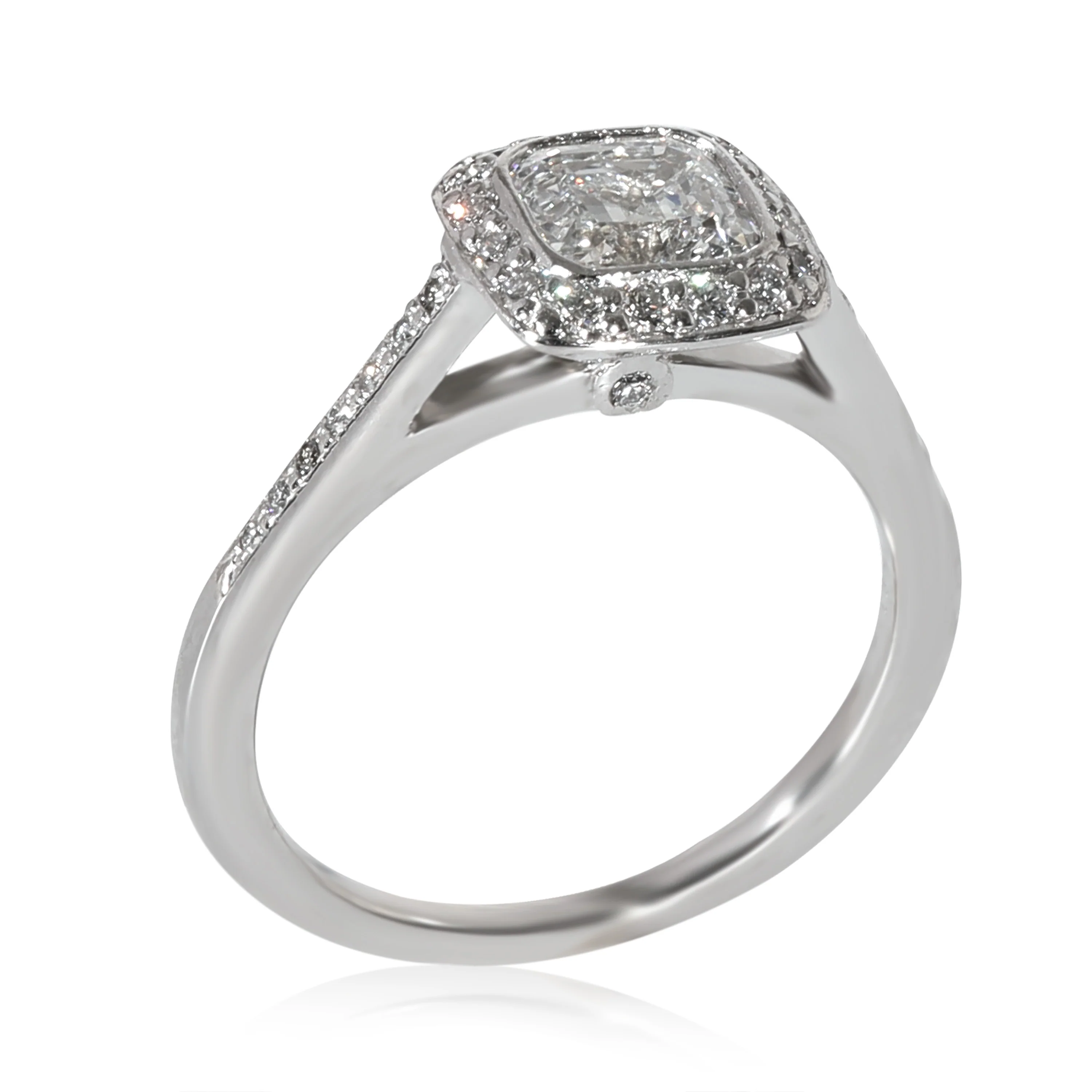 Tiffany & Co. Legacy Engagement Ring in Platinum F VVS2 1.07 CTW - Image 6