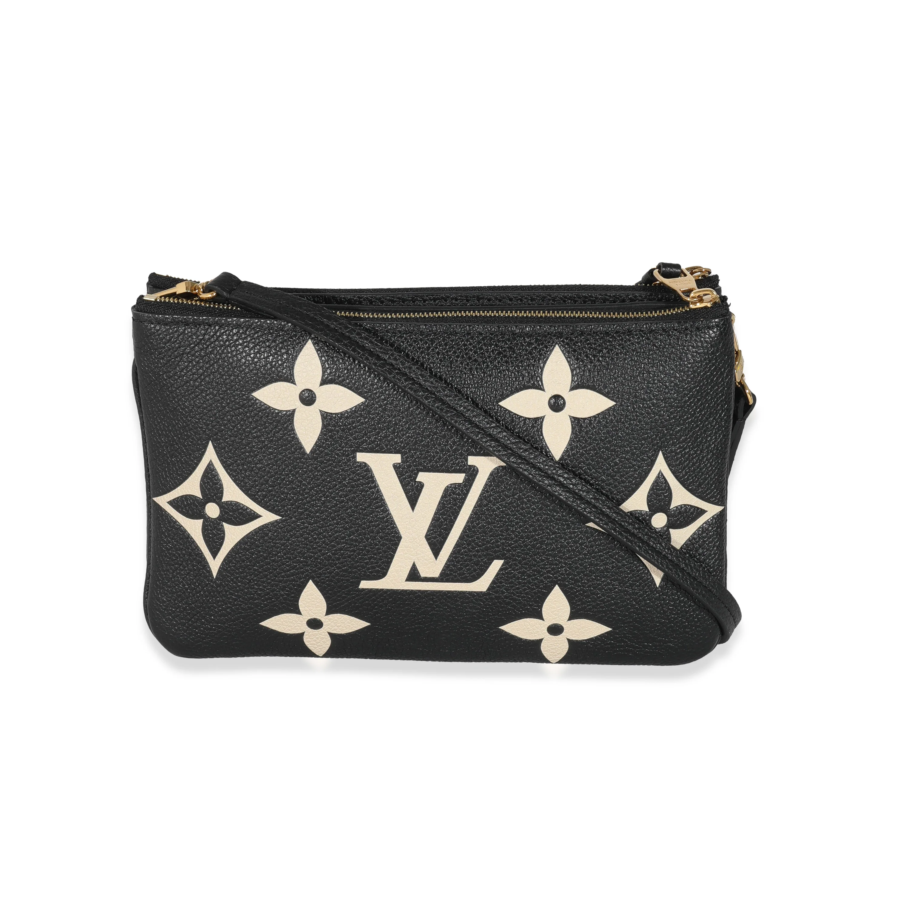 Louis Vuitton Bicolore Monogram Empreinte Double Zip Pochette - Image 3