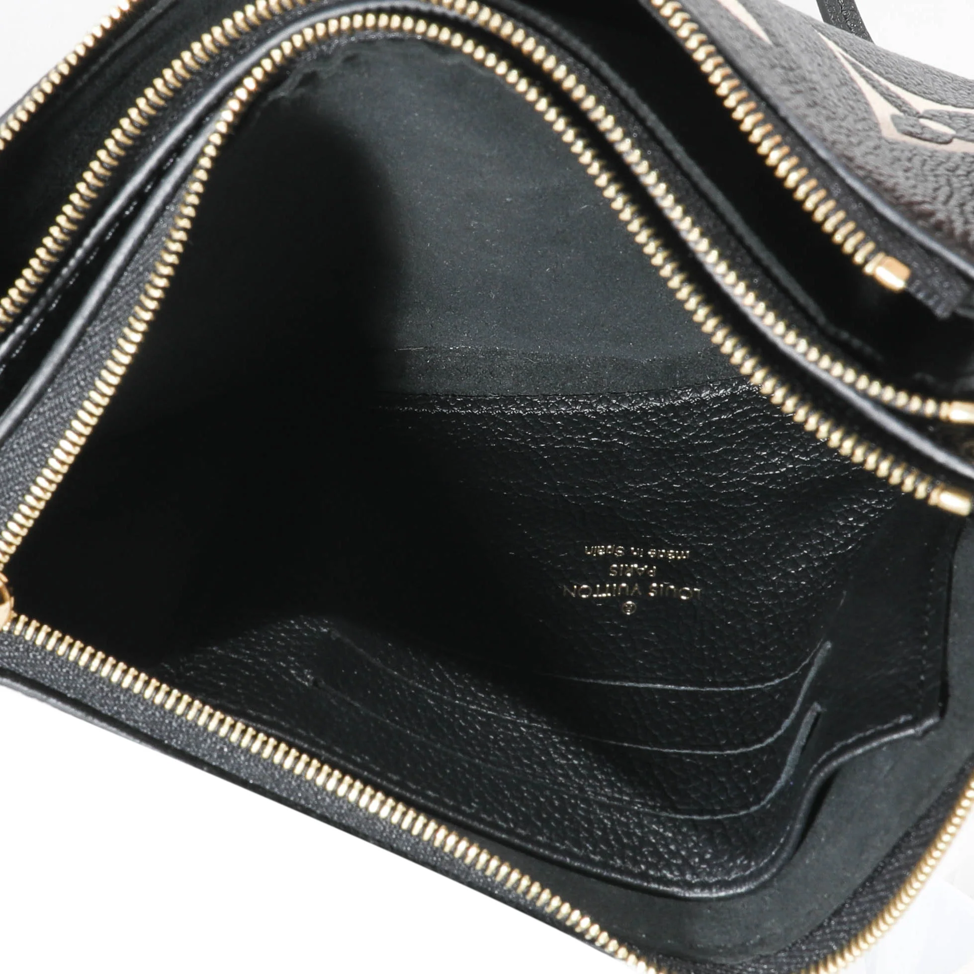 Louis Vuitton Bicolore Monogram Empreinte Double Zip Pochette - Image 8