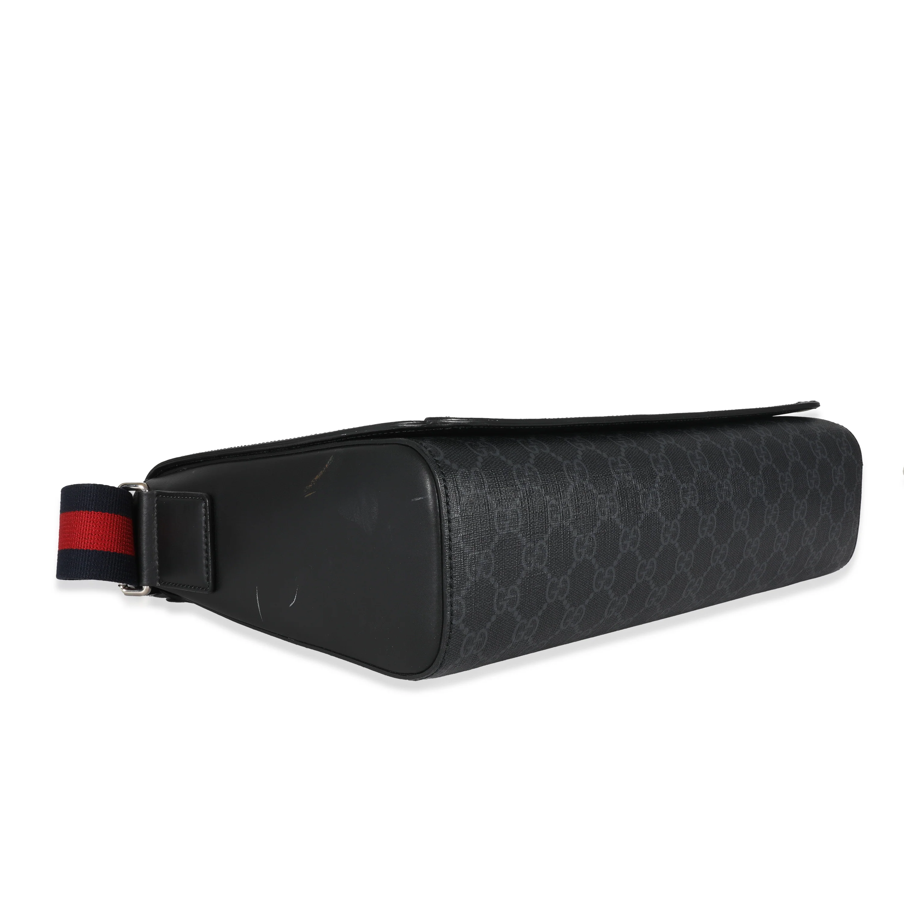 Gucci GG Supreme Canvas Web Flap Messenger Bag - Image 6