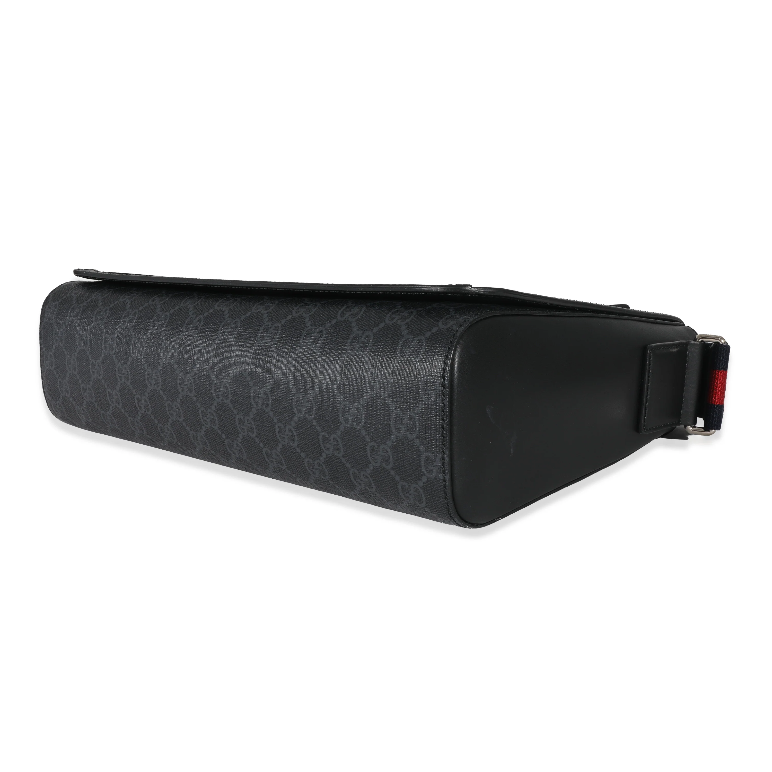 Gucci GG Supreme Canvas Web Flap Messenger Bag - Image 7