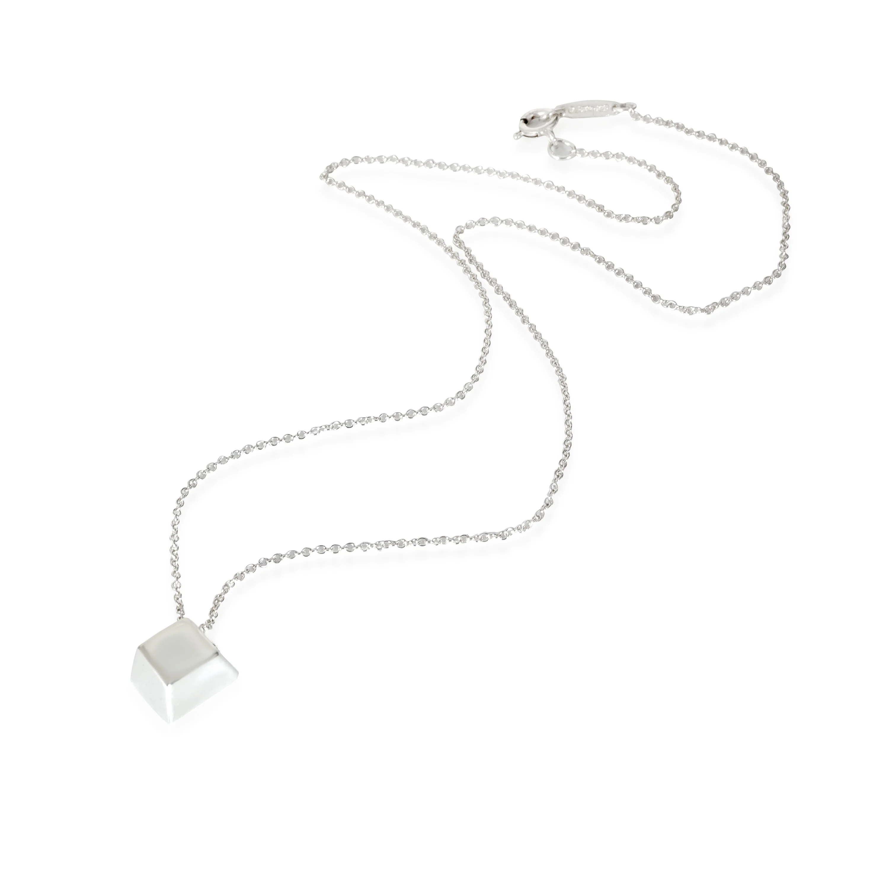 Tiffany & Co. Frank Gehry  Torque Cube Pendant in  Sterling Silver - Image 2
