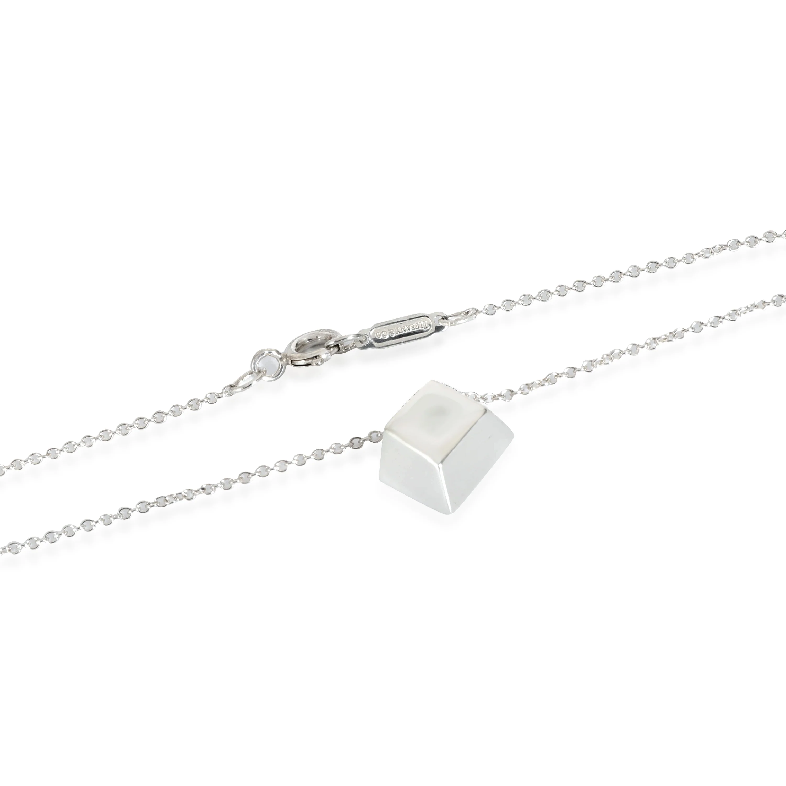 Tiffany & Co. Frank Gehry  Torque Cube Pendant in  Sterling Silver - Image 3