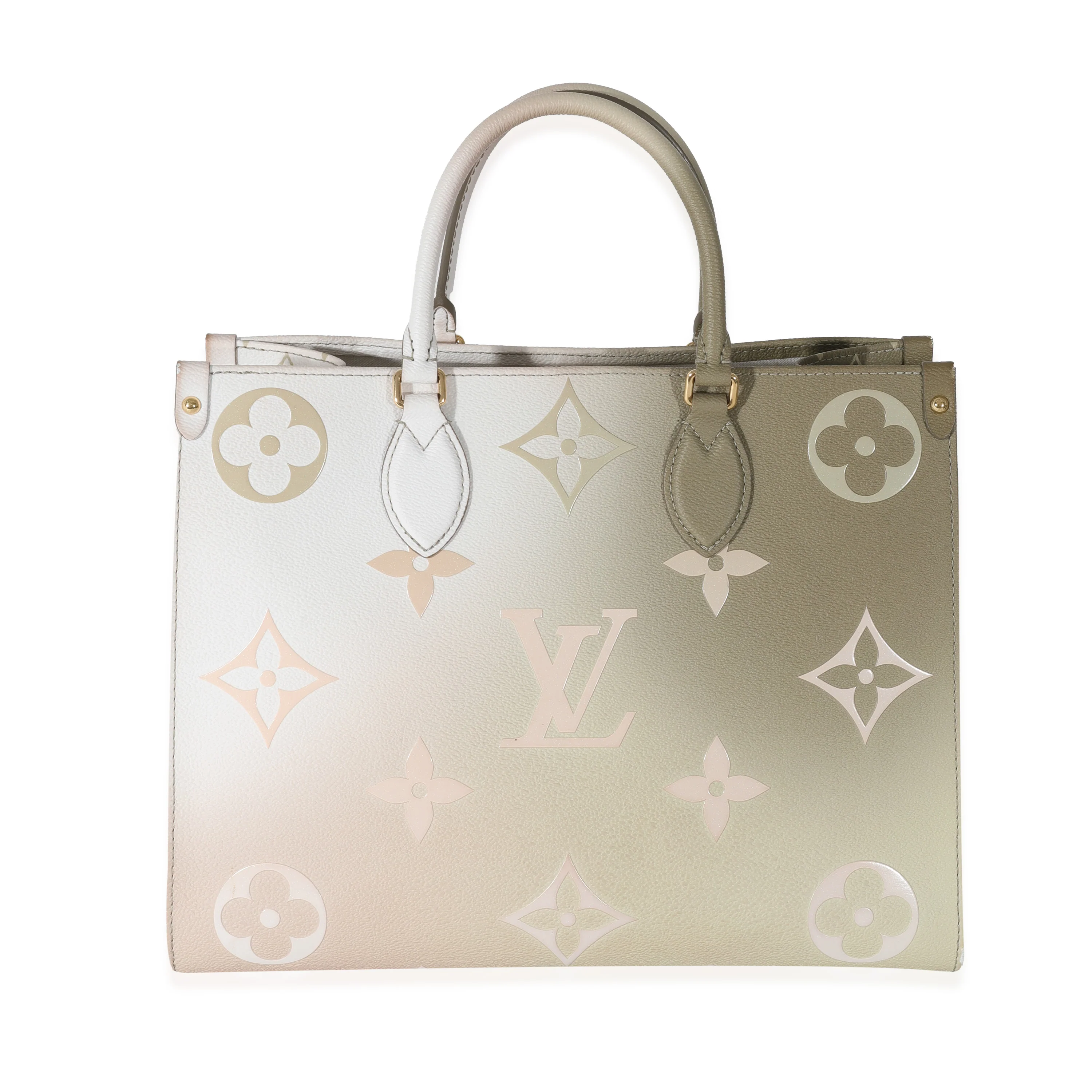 Louis Vuitton Sunset Kaki Monogram Giant Canvas OnTheGo MM
