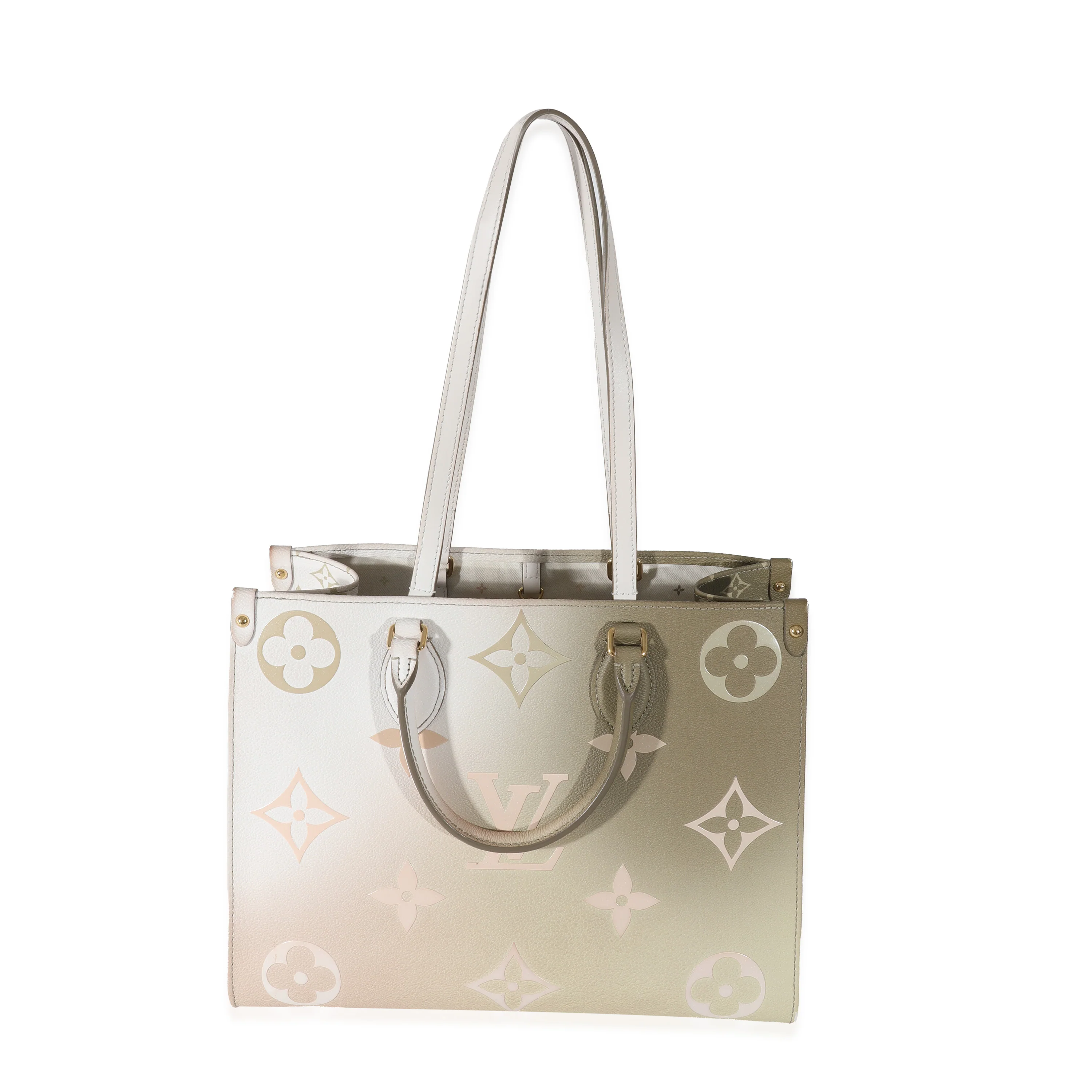 Louis Vuitton Sunset Kaki Monogram Giant Canvas OnTheGo MM - Image 4
