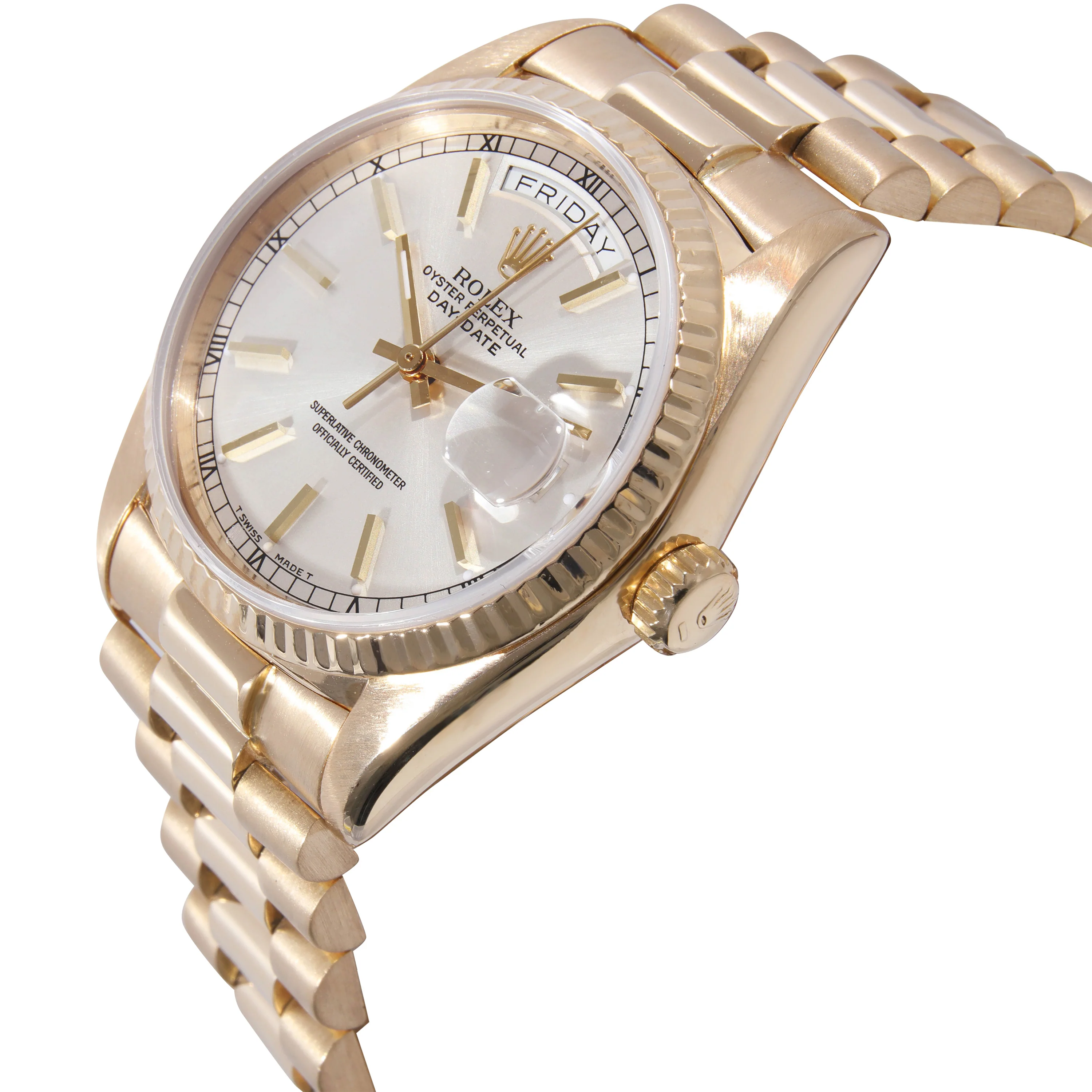 Rolex Day-Date 18038 Mens Watch in 18kt Yellow Gold - Image 3