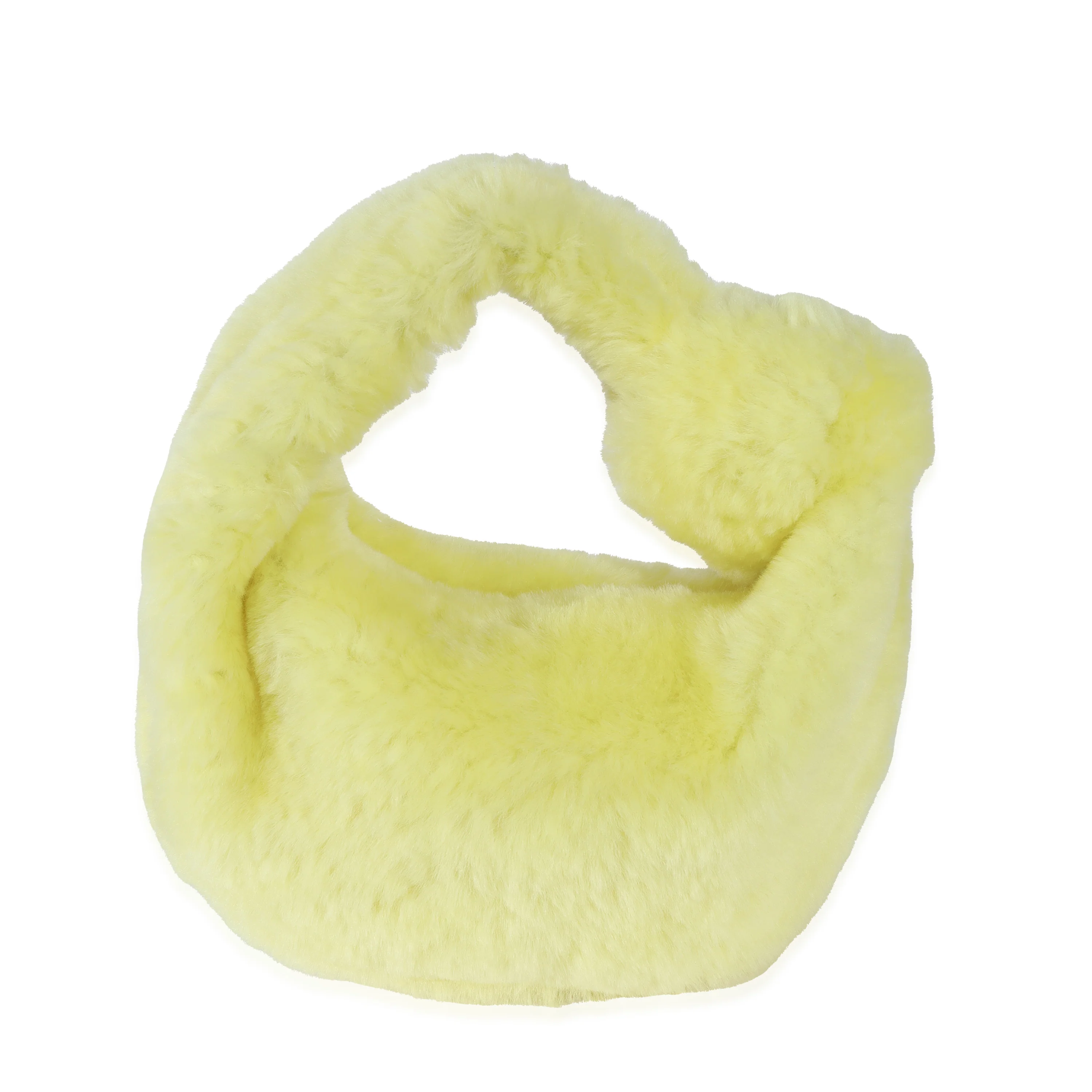 Bottega Veneta Pale Yellow Shearling Mini Jodie - Image 3