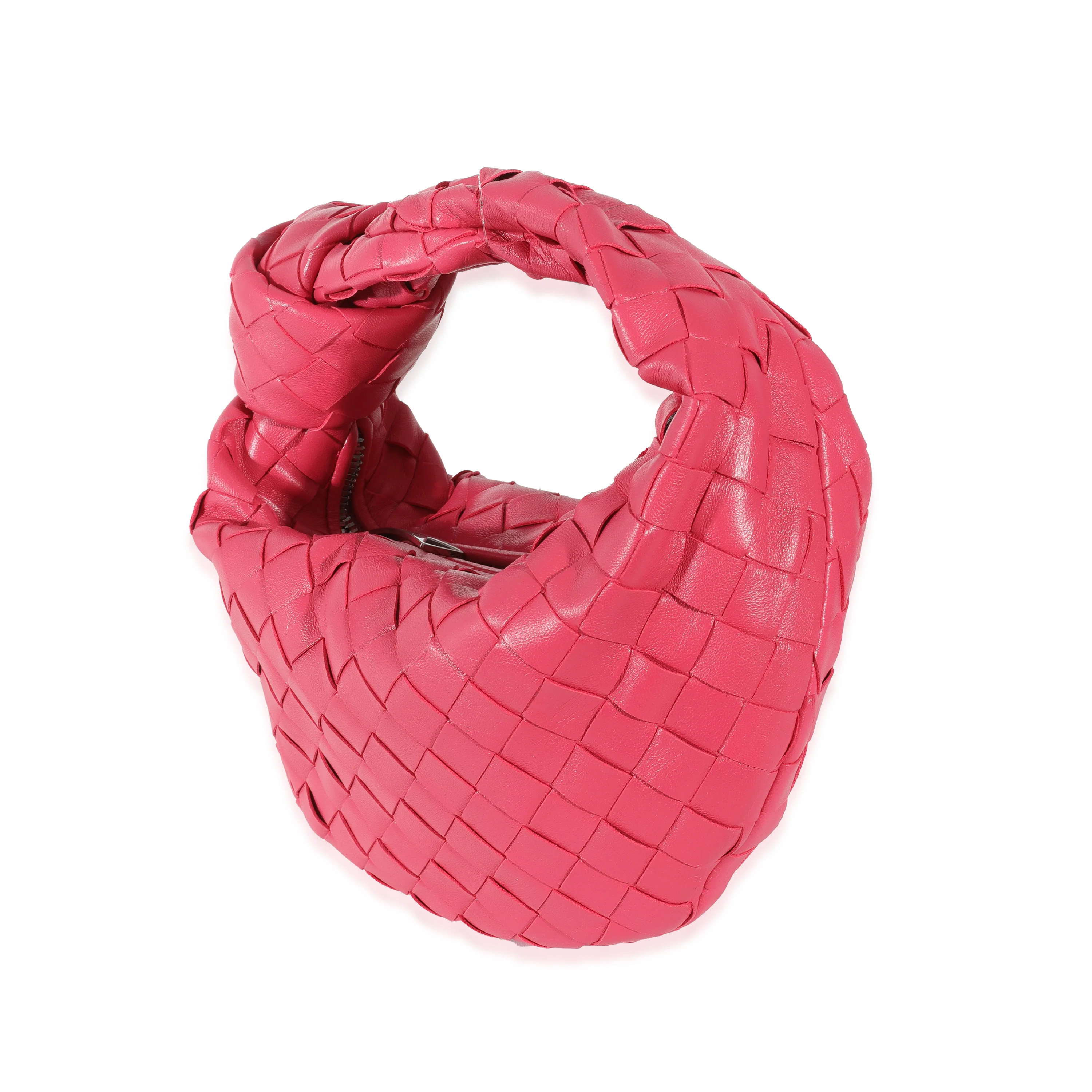 Bottega Veneta Cranberry Intrecciato Lambskin Mini Jodie - Image 2