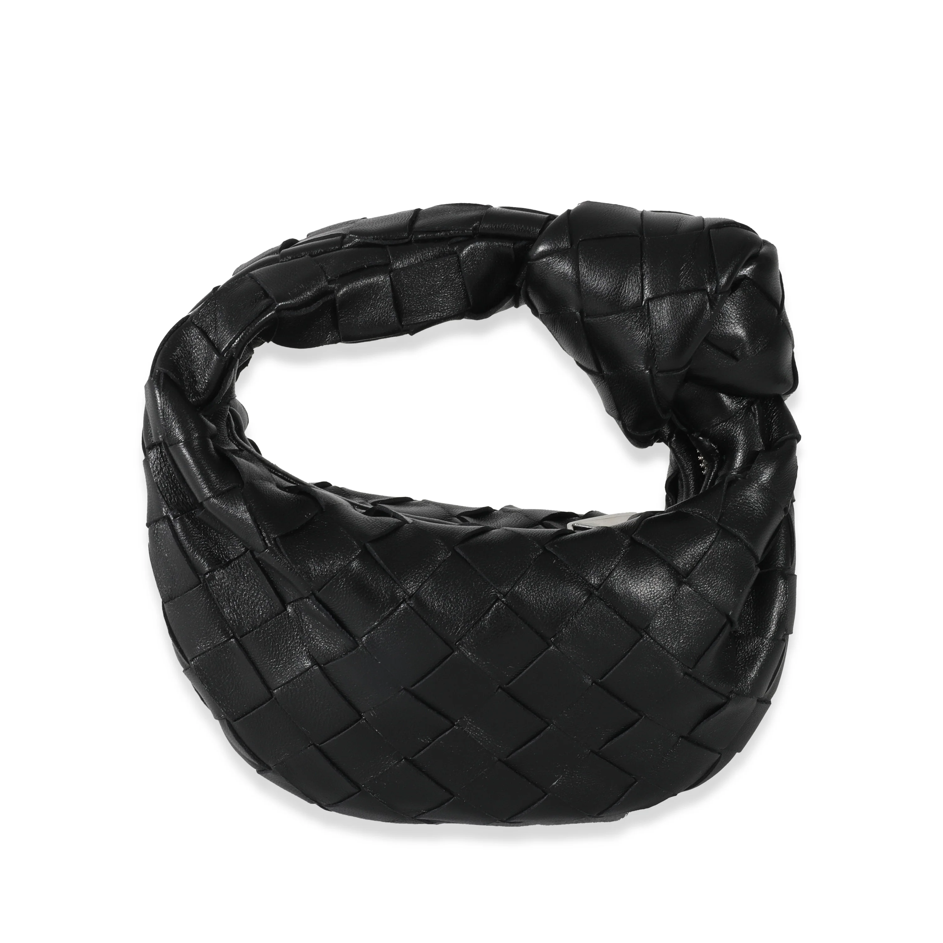 Bottega Veneta Black Intrecciato Lambskin Candy Jodie - Image 3