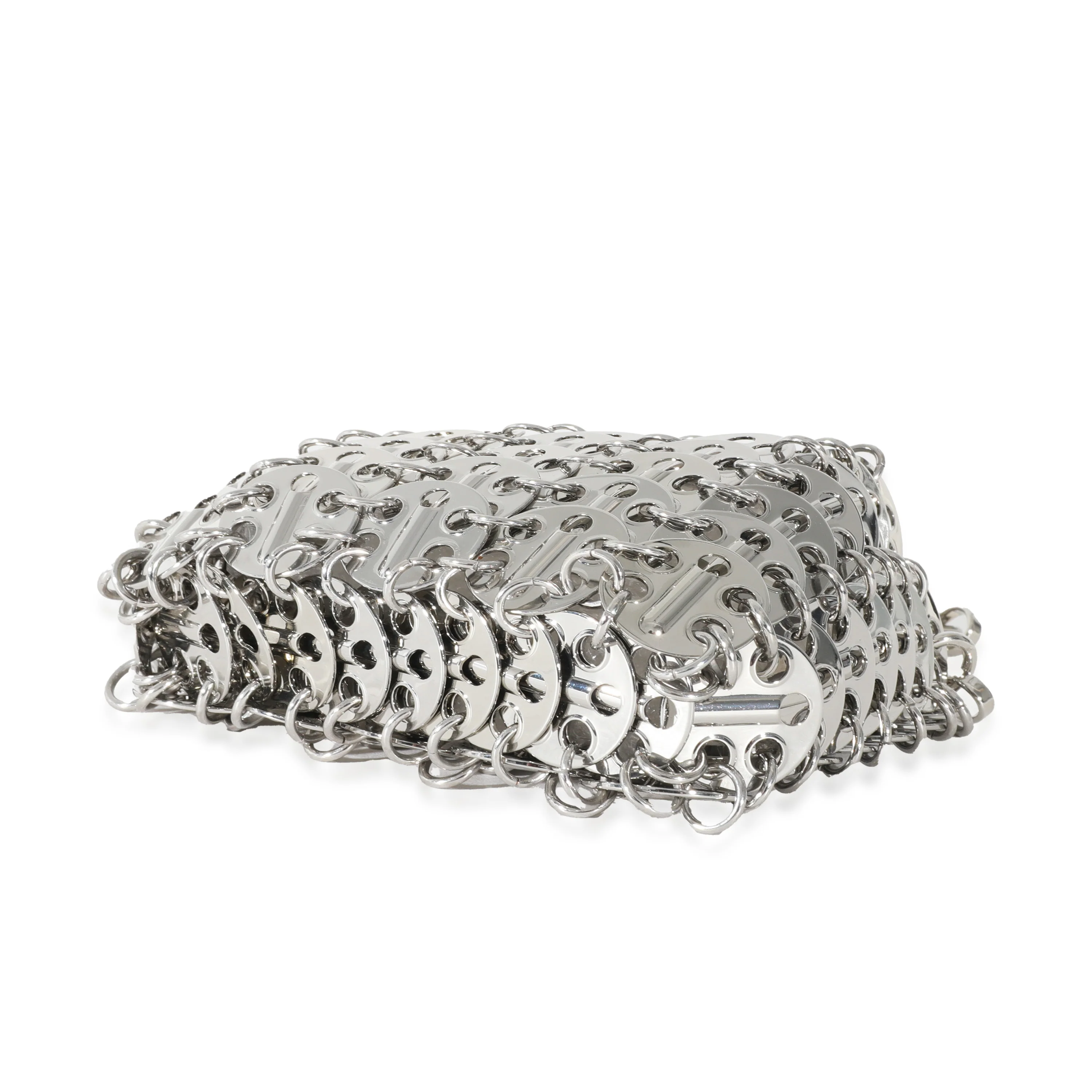 Paco Rabanne Silver Metal Micro 1969 Bag - Image 4