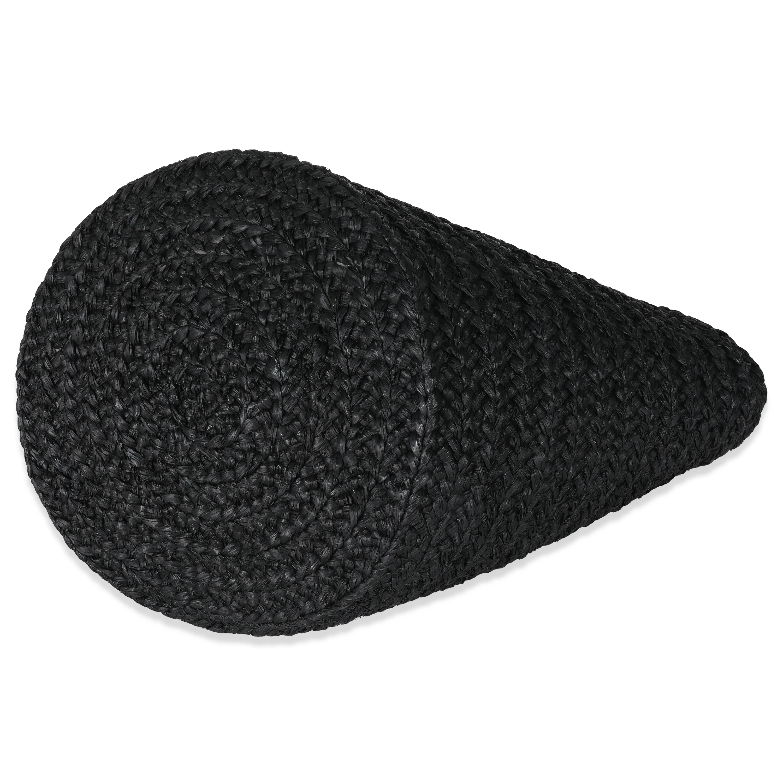 Saint Laurent Black Raffia Medium Panier Tote - Image 4